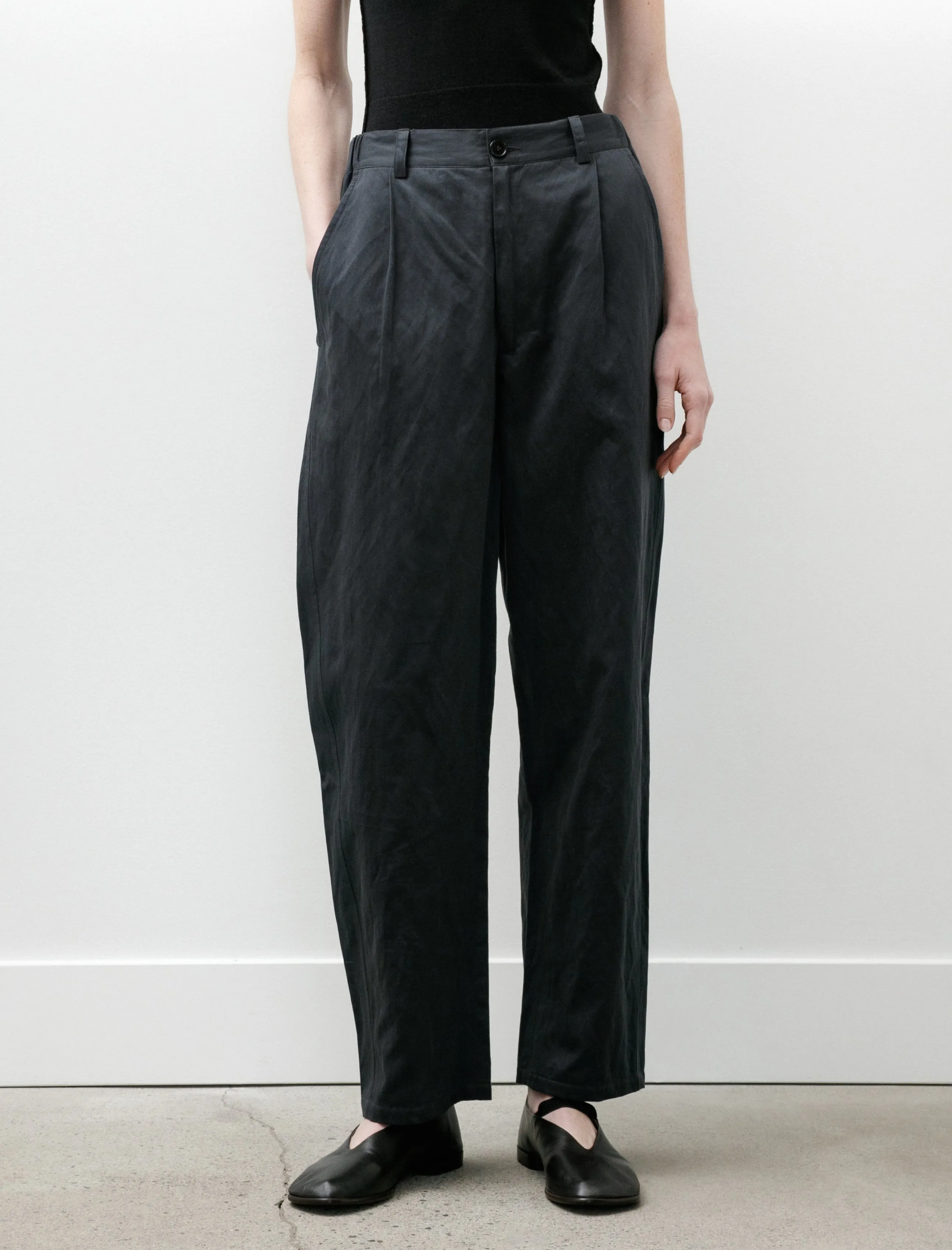 Easy Trouser Cotton Metal Midnight sold by SHOP NEIGHBOR product image thumbnail 2
