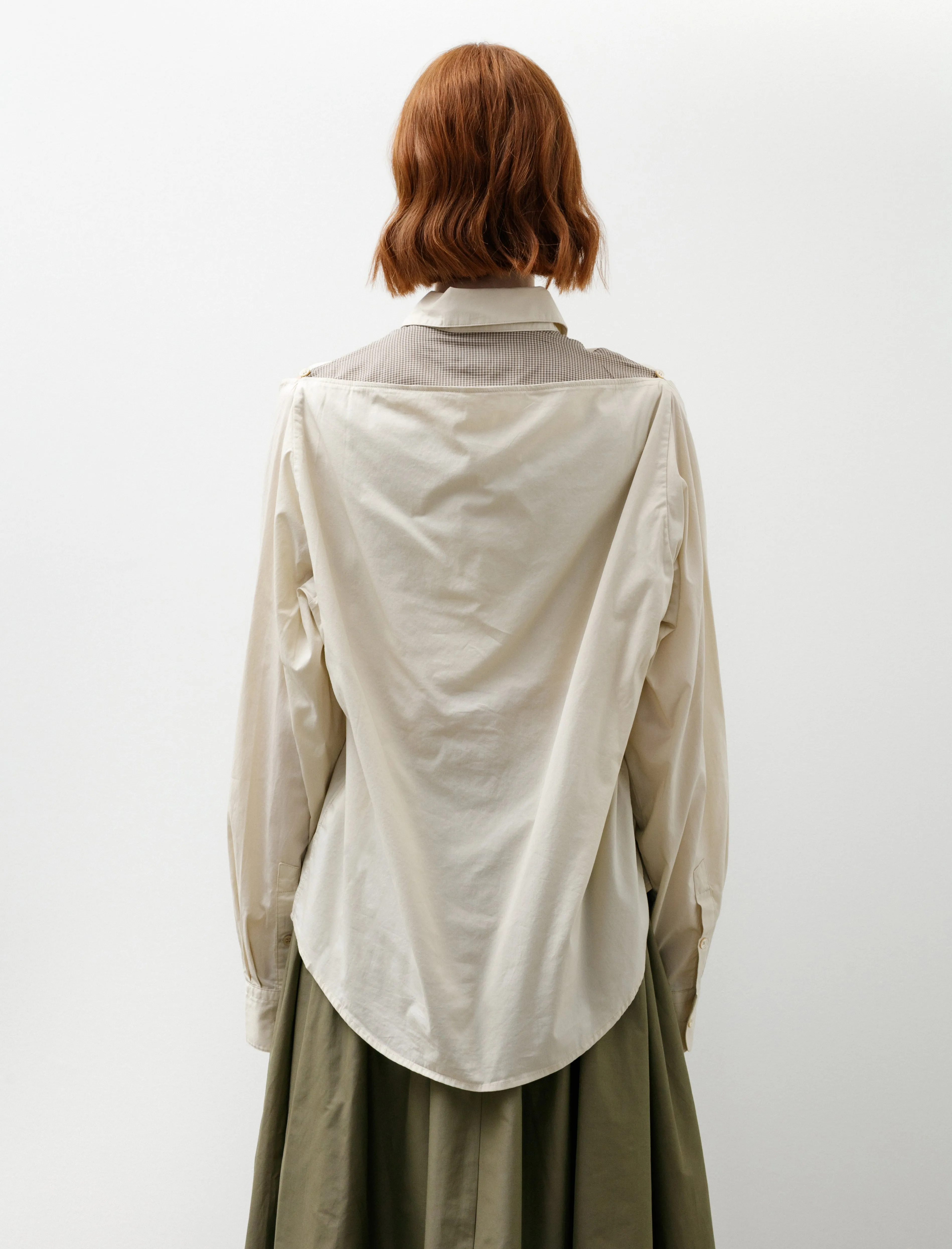 Slip Shirt Eggshell Plainview Cotton sold by SHOP NEIGHBOR product image thumbnail 4