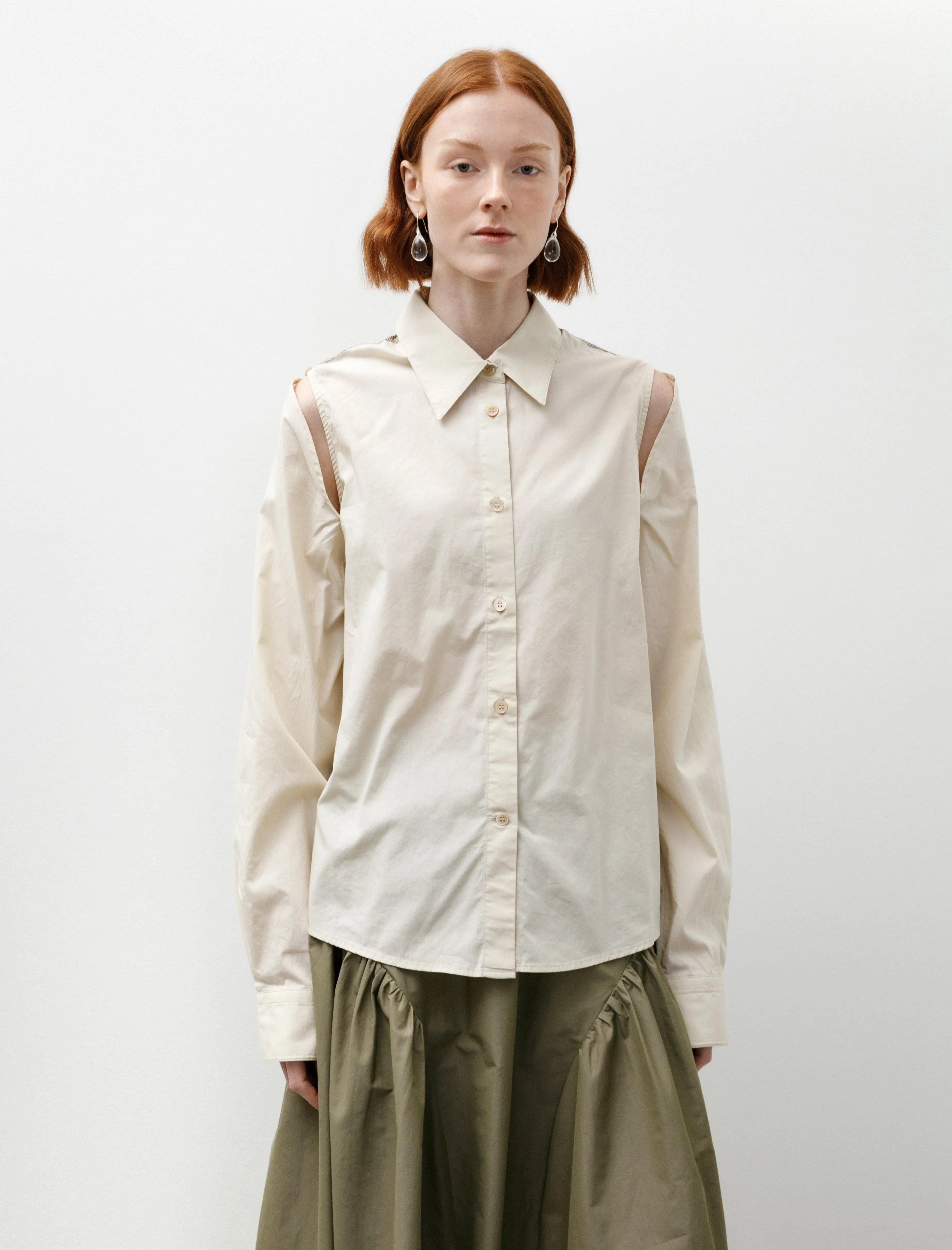 Slip Shirt Eggshell Plainview Cotton sold by SHOP NEIGHBOR