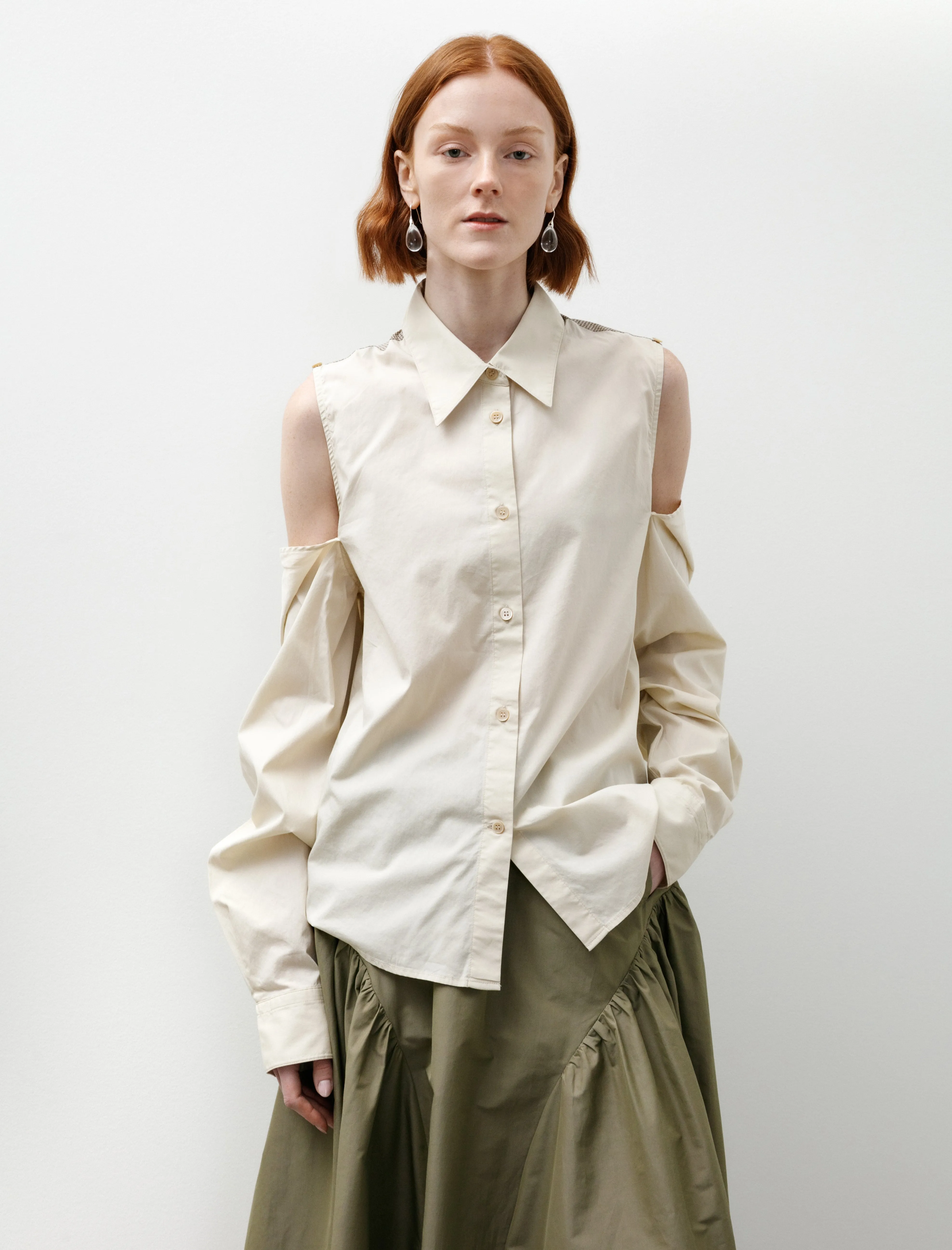 Slip Shirt Eggshell Plainview Cotton sold by SHOP NEIGHBOR product image thumbnail 5