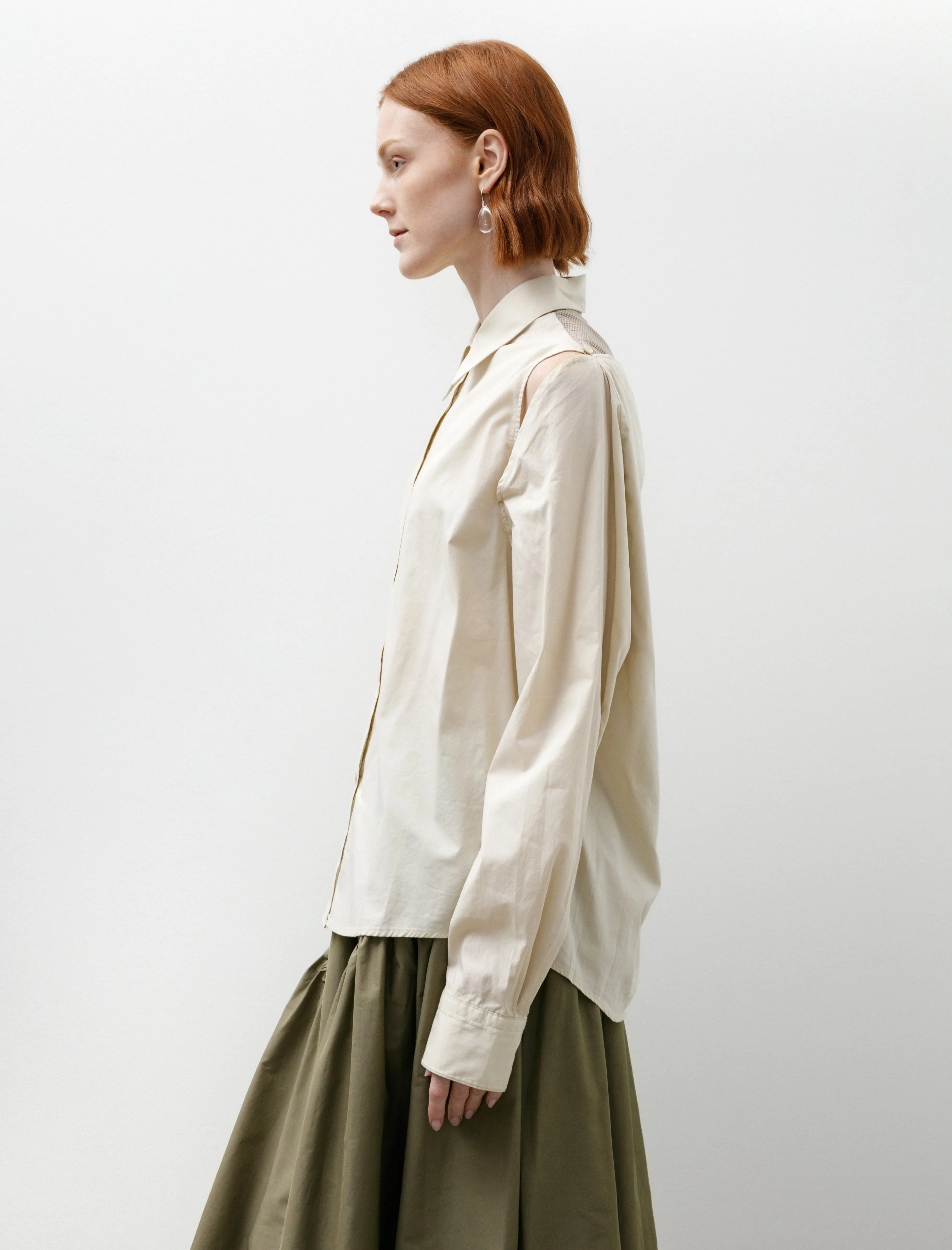 Slip Shirt Eggshell Plainview Cotton sold by SHOP NEIGHBOR product image thumbnail 2