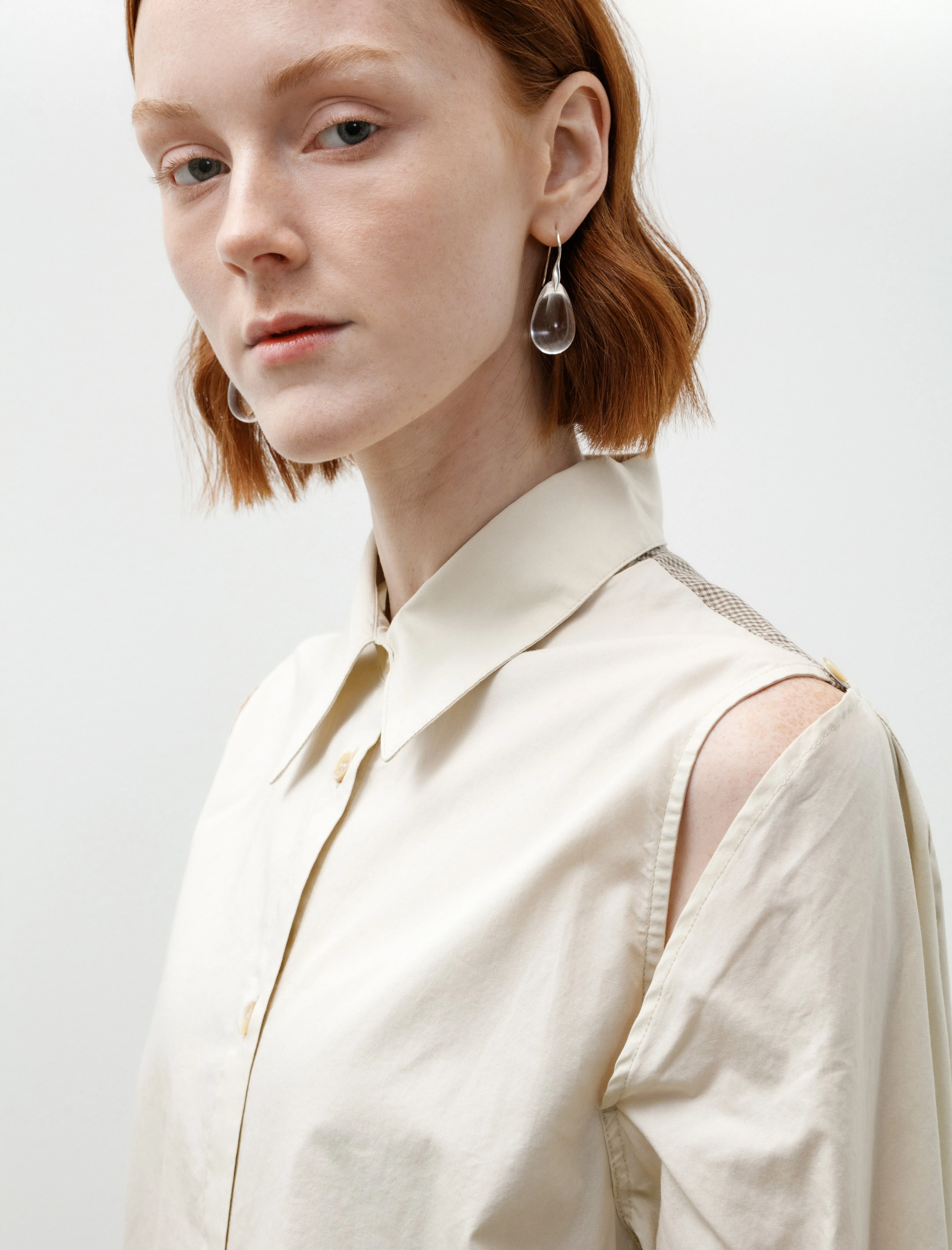 Slip Shirt Eggshell Plainview Cotton sold by SHOP NEIGHBOR product image thumbnail 3