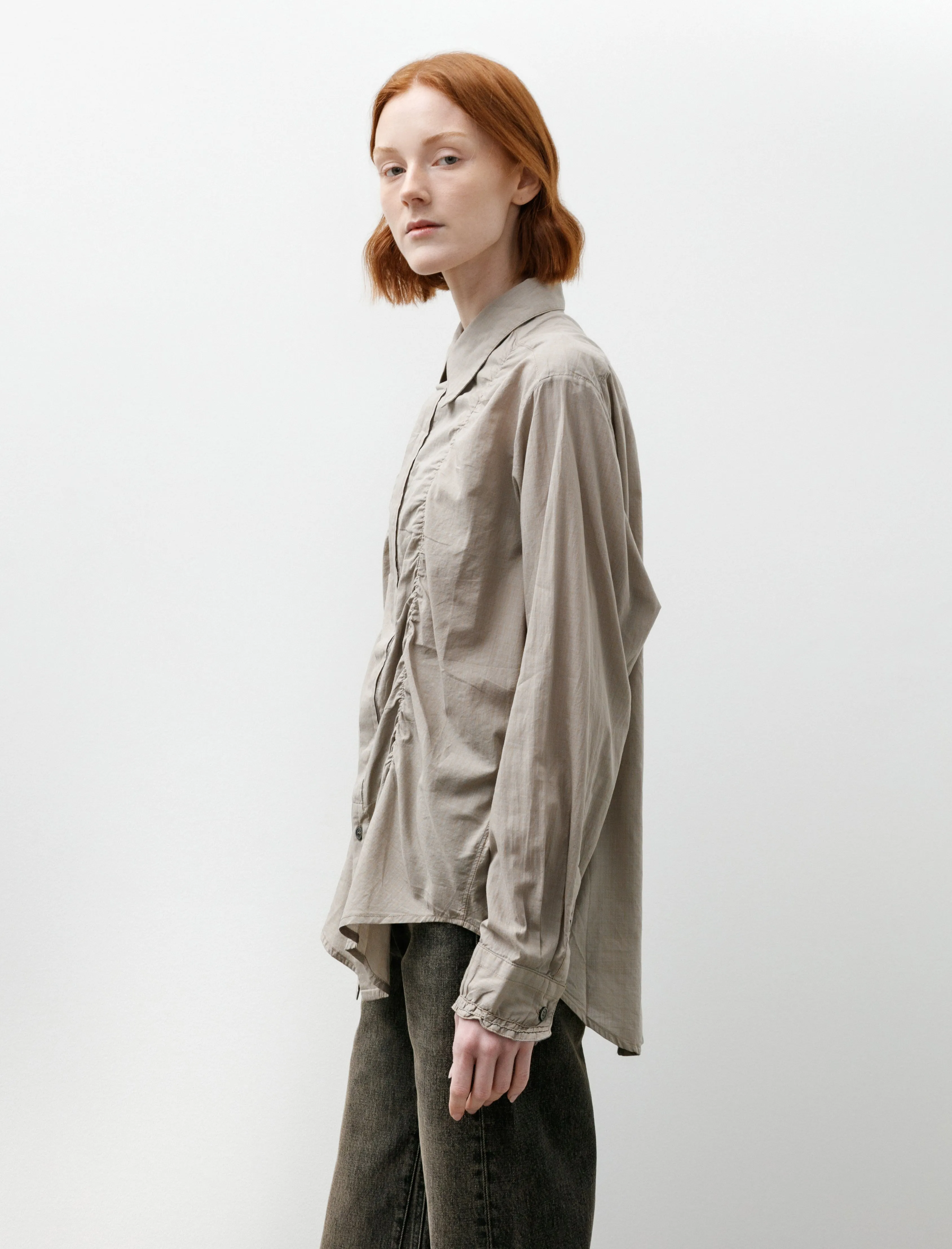 Jumble Shirt Faint Check Cotton Gauze sold by SHOP NEIGHBOR product image thumbnail 3