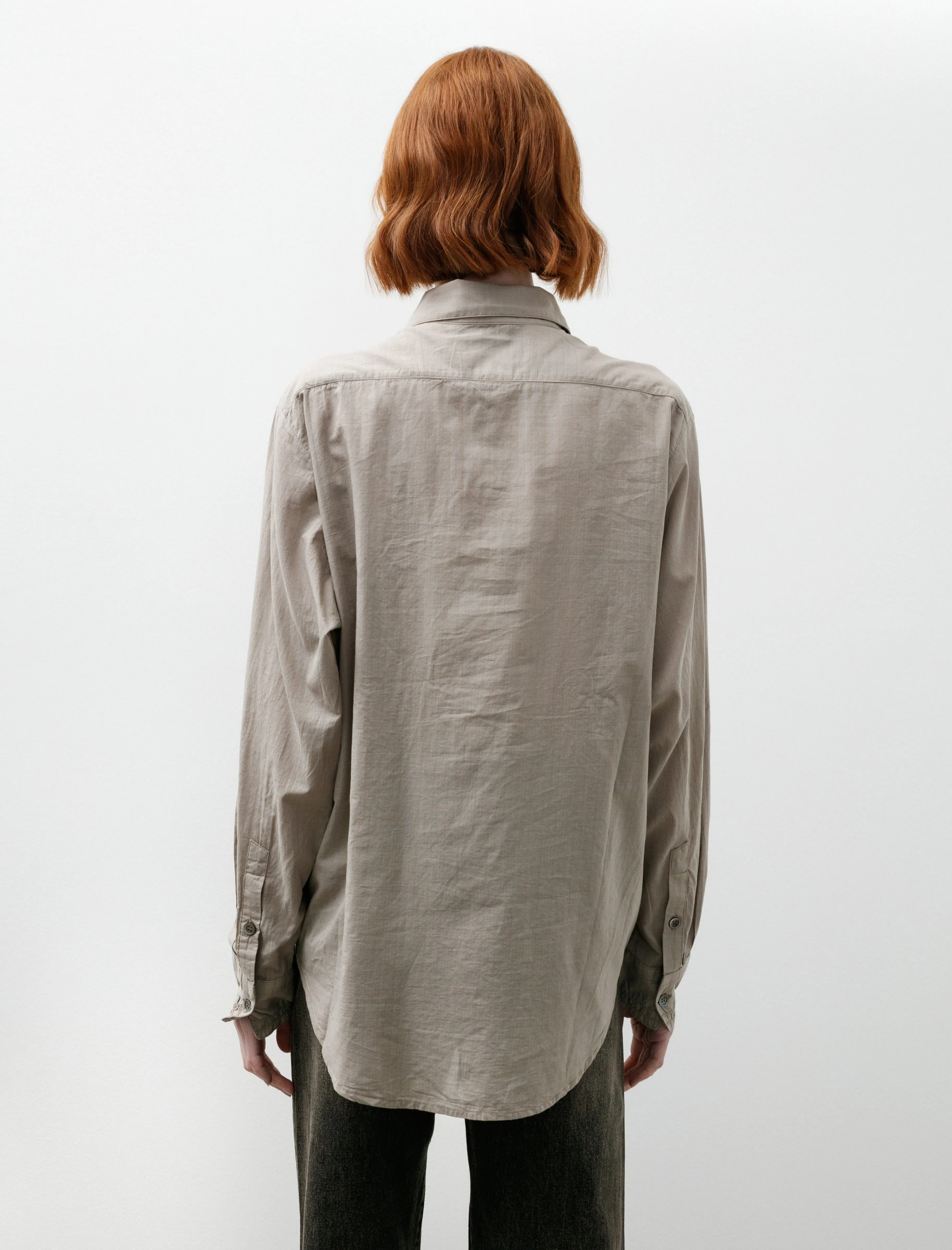 Jumble Shirt Faint Check Cotton Gauze sold by SHOP NEIGHBOR product image thumbnail 4