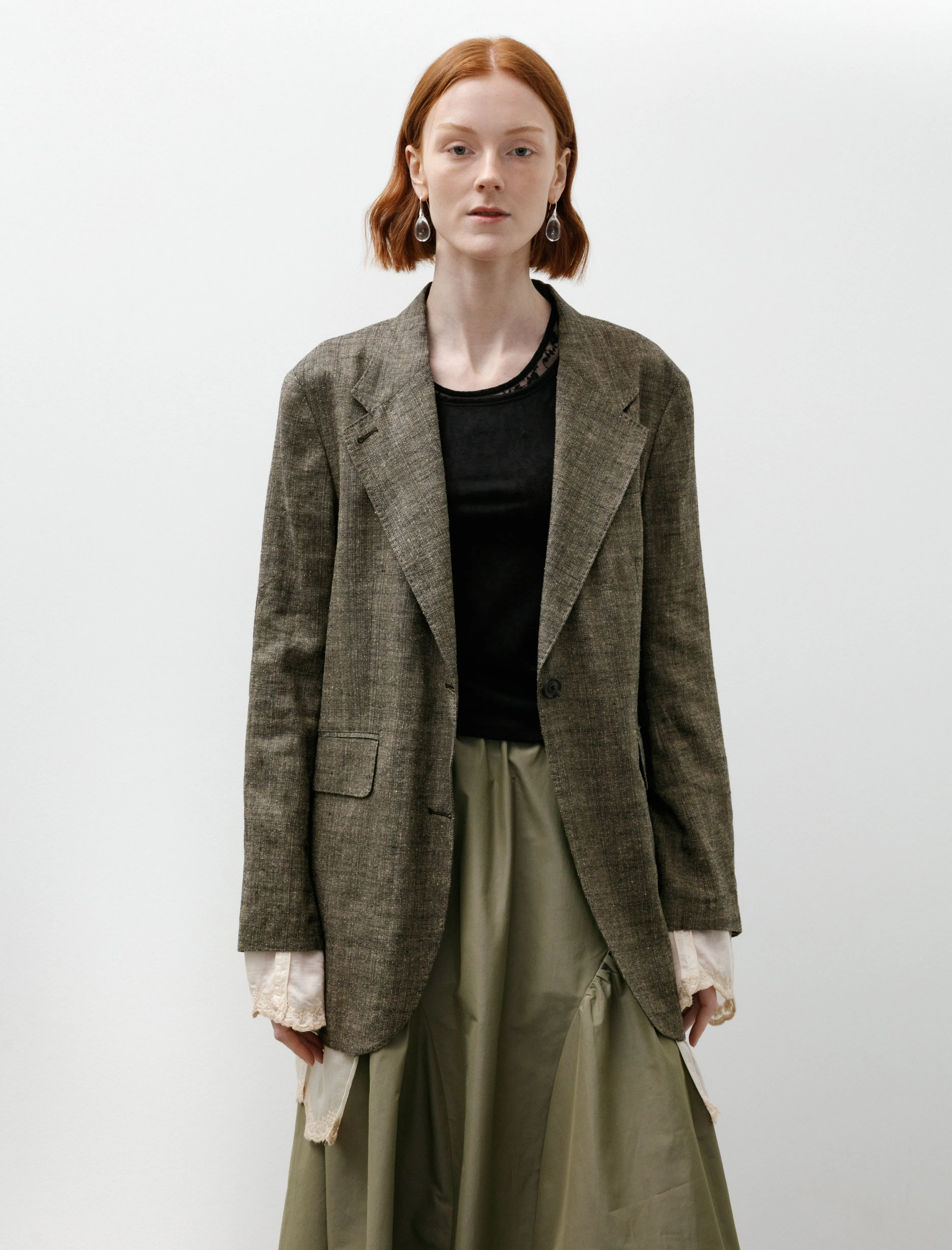 Drip Blazer Deep Husk Soft Grain Weave sold by SHOP NEIGHBOR