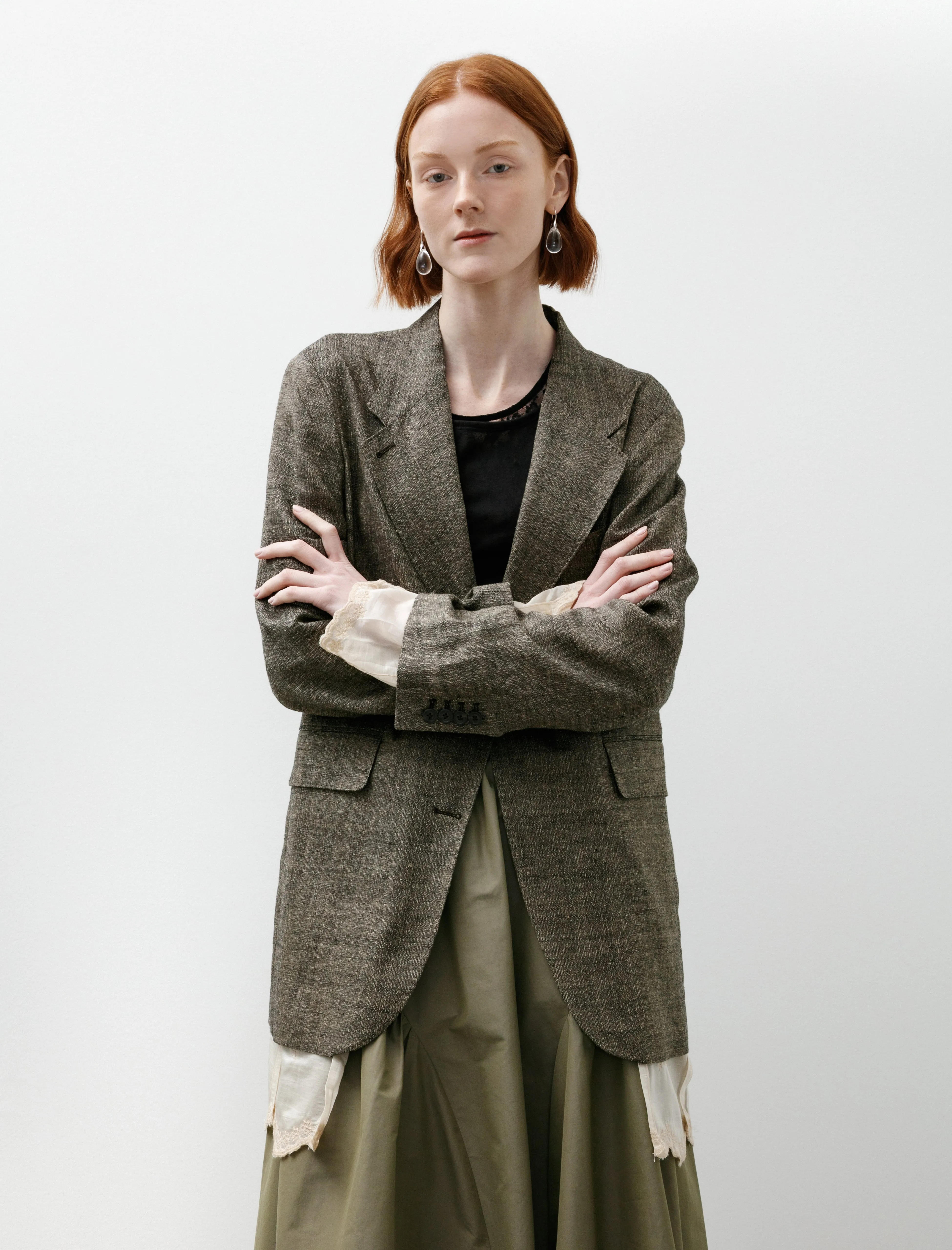 Drip Blazer Deep Husk Soft Grain Weave sold by SHOP NEIGHBOR product image thumbnail 2