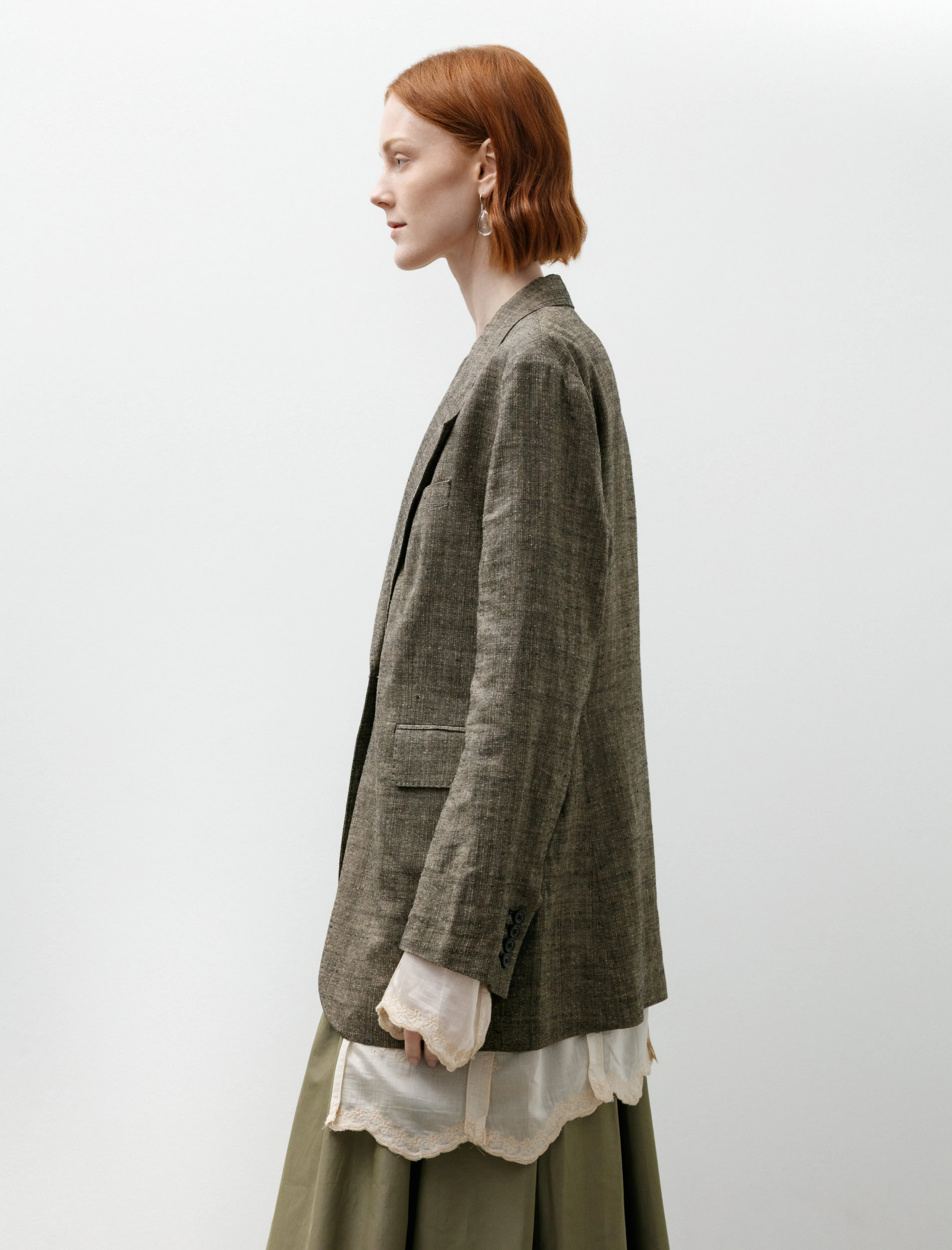 Drip Blazer Deep Husk Soft Grain Weave sold by SHOP NEIGHBOR product image thumbnail 3