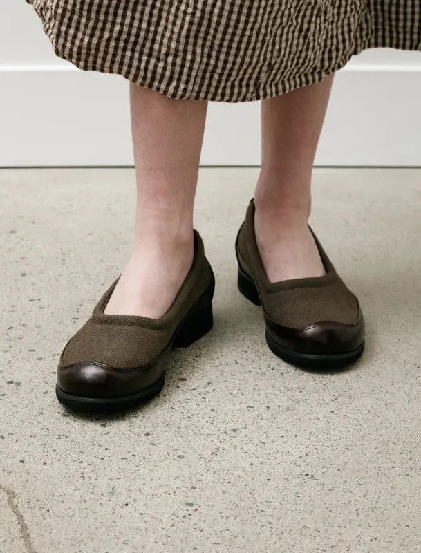 Bohemian Slipper Deep Americano Leather made by Our Legacy Womens