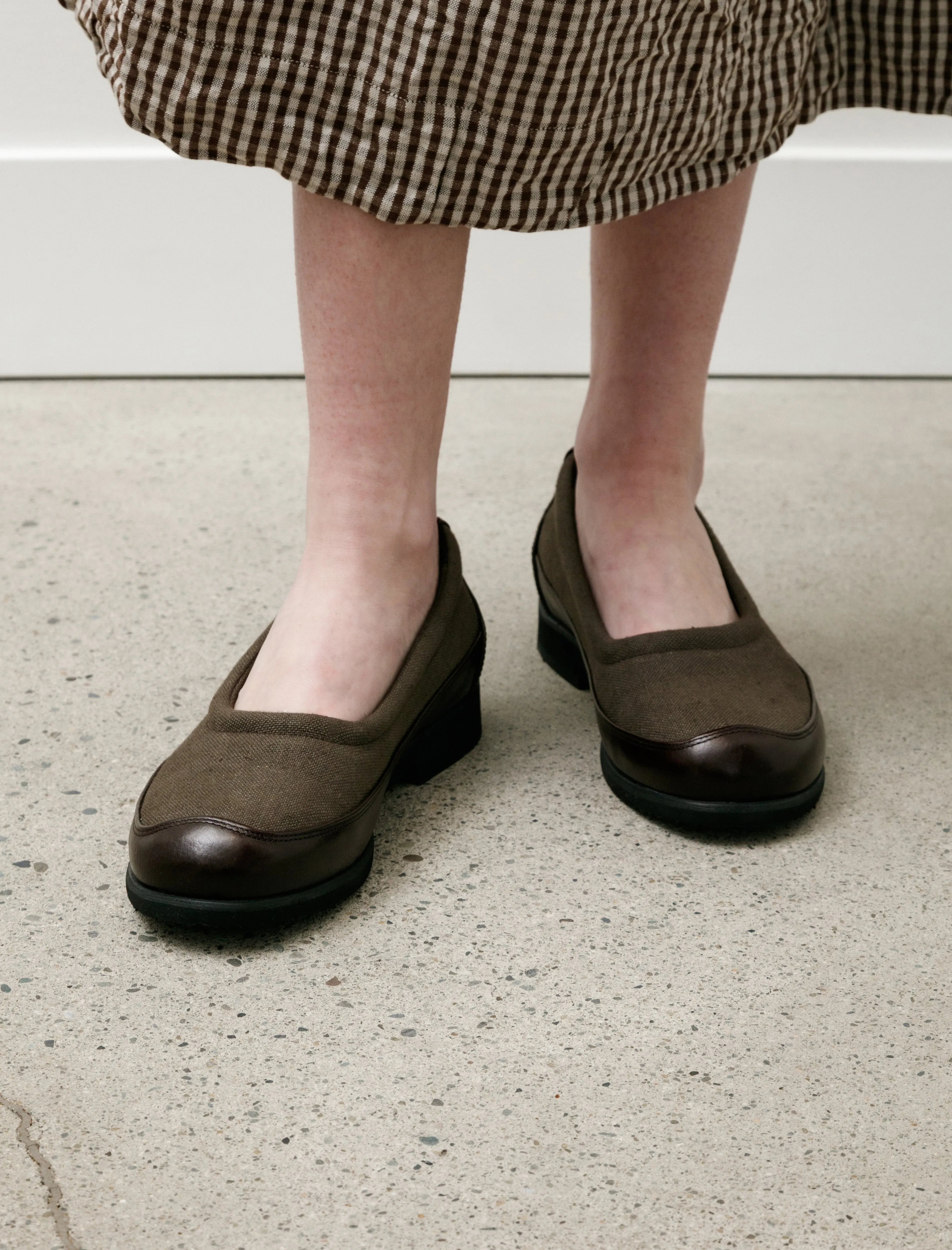 Bohemian Slipper Deep Americano Leather sold by SHOP NEIGHBOR