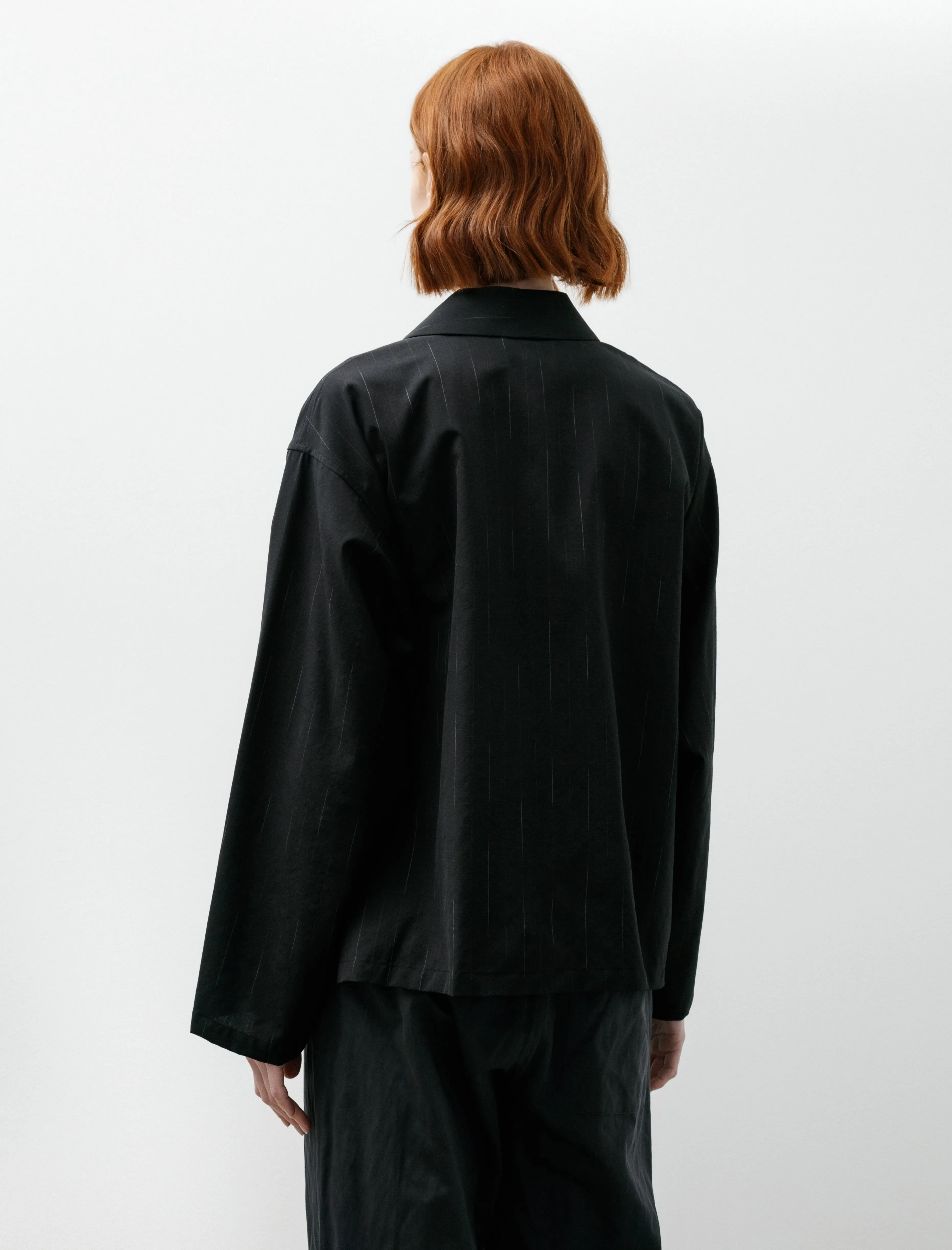 Work Blouse Wool Black sold by SHOP NEIGHBOR product image thumbnail 4