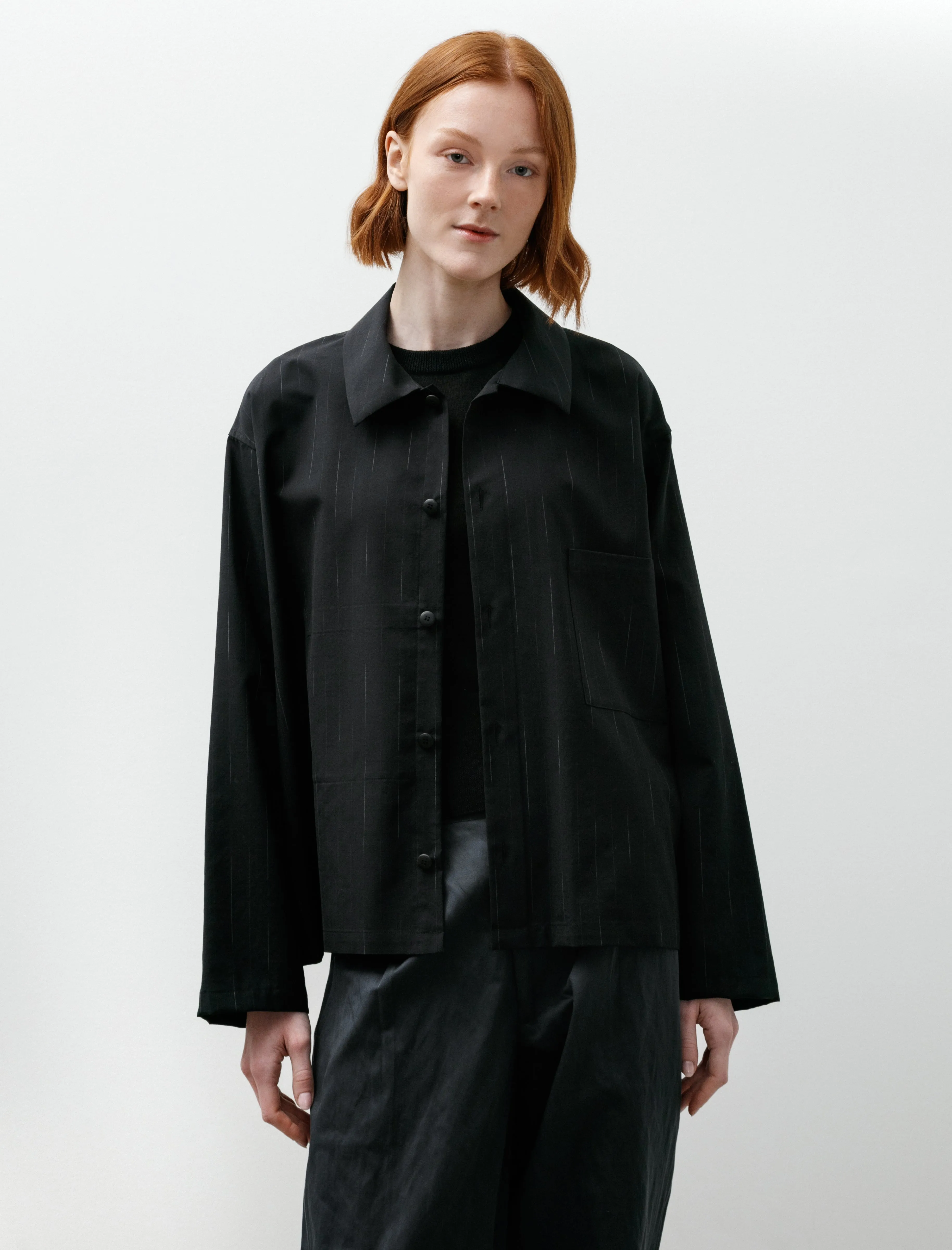 Work Blouse Wool Black sold by SHOP NEIGHBOR