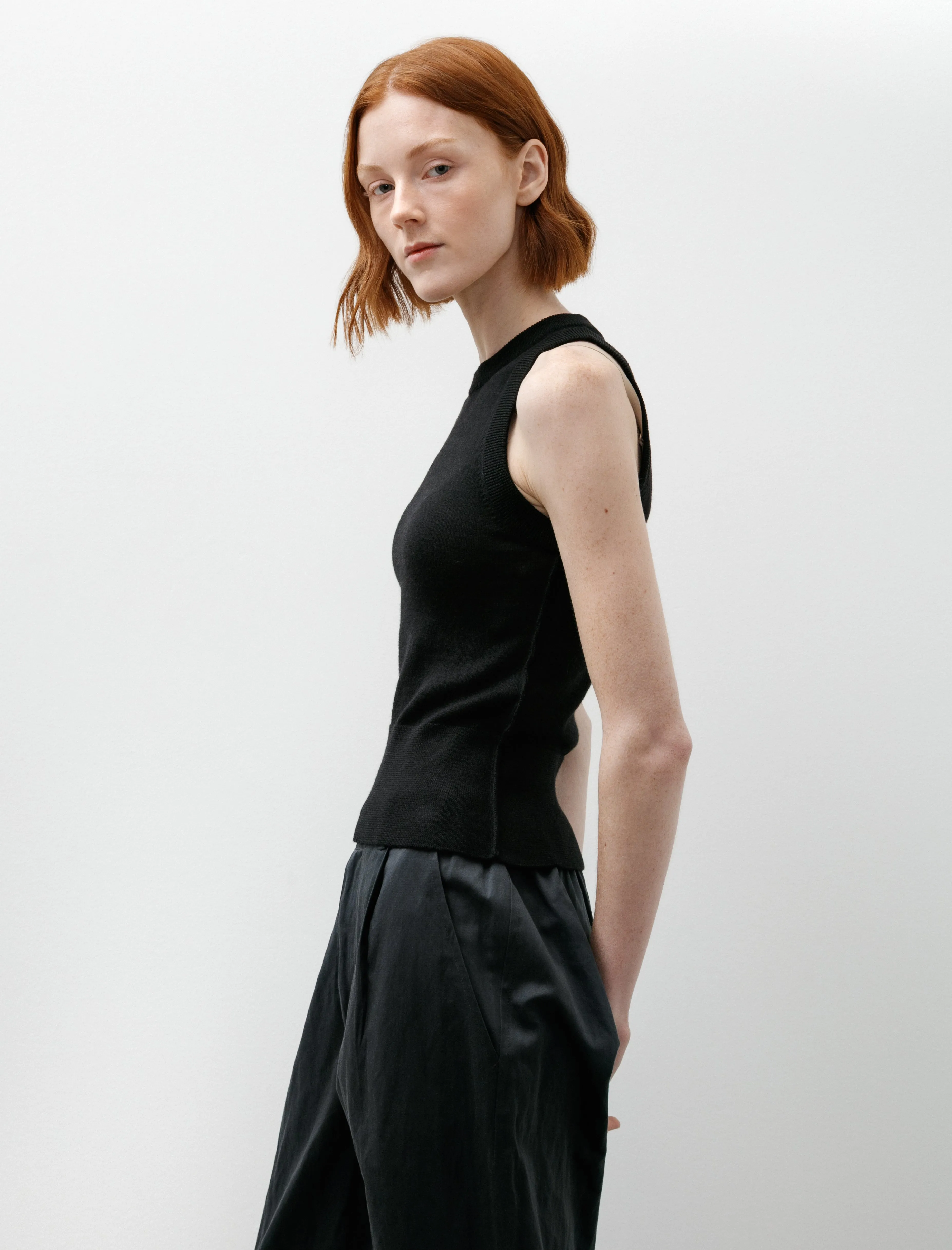 Appointment Top Black Merino Silk sold by SHOP NEIGHBOR product image thumbnail 3