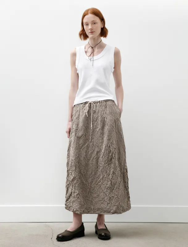 Inmo Skirt Brown Mini Kelsch made by SHOP NEIGHBOR