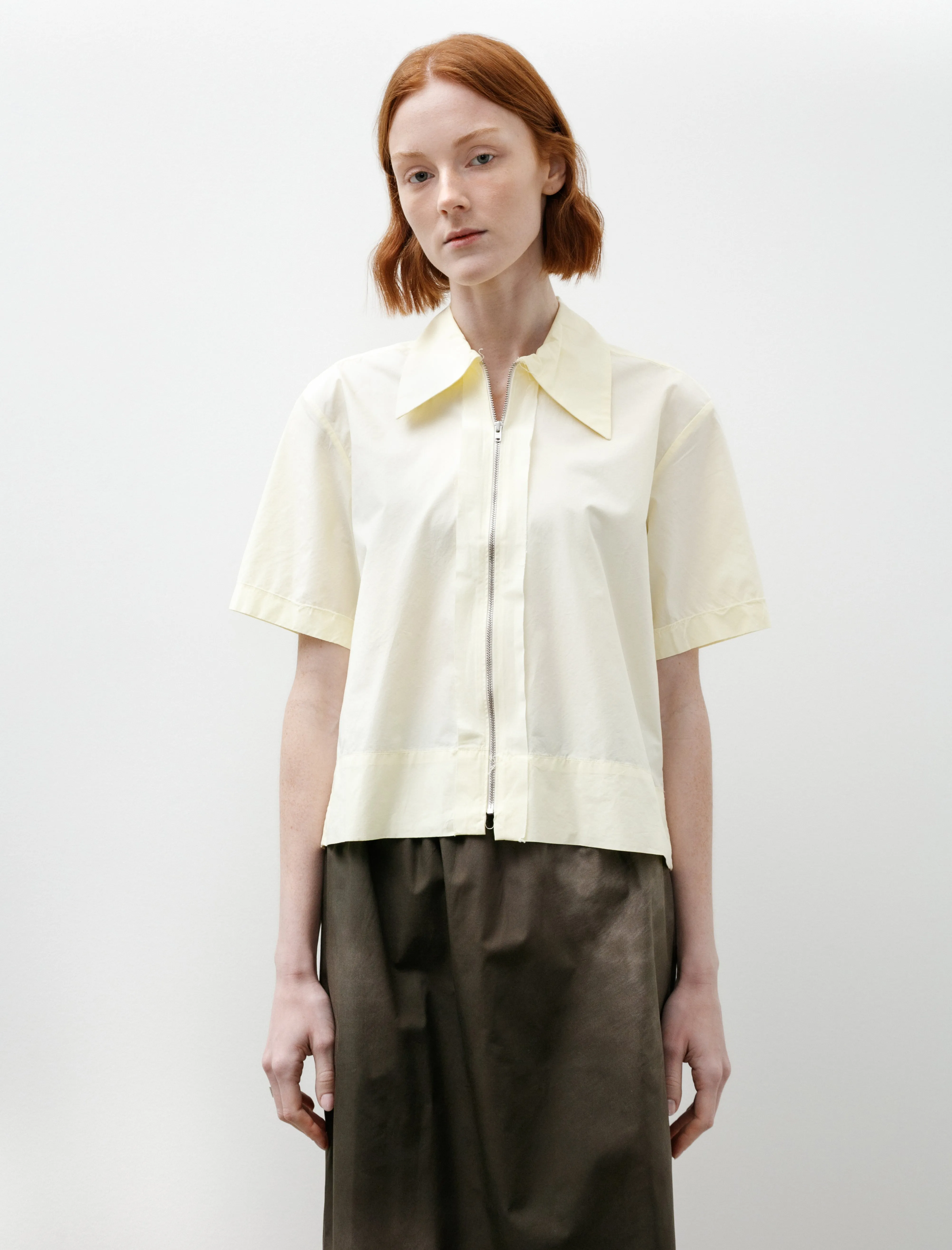 Zip Shirt Yellow sold by SHOP NEIGHBOR