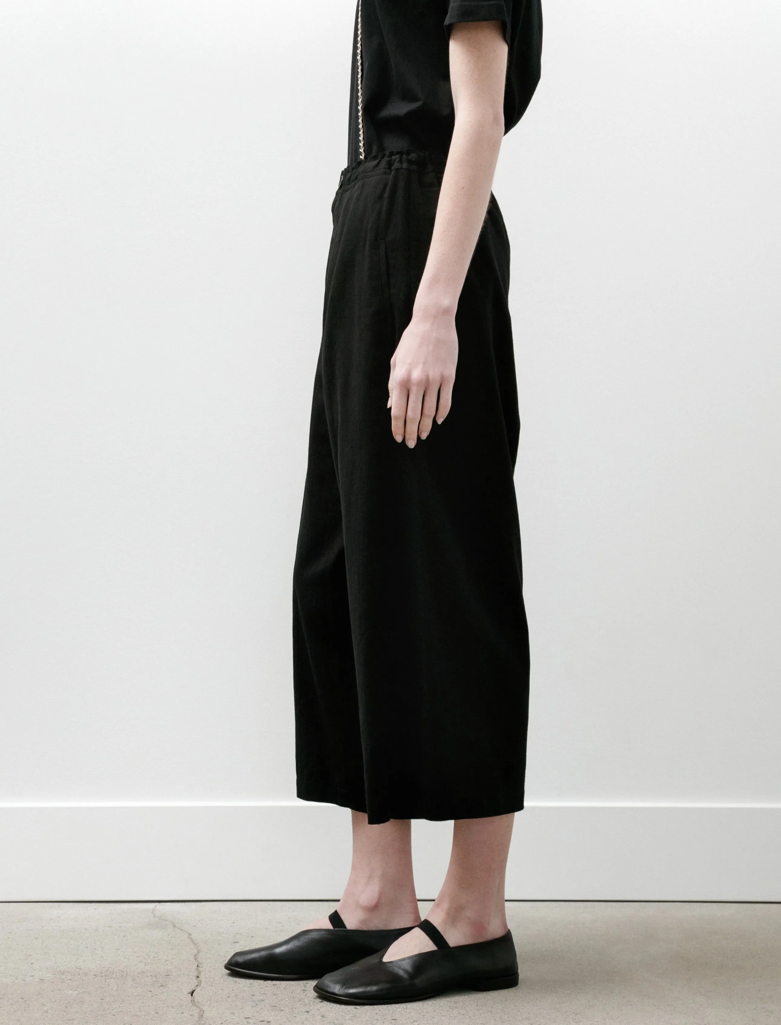 Front Tuck Wide Pants Black sold by SHOP NEIGHBOR product image thumbnail 4