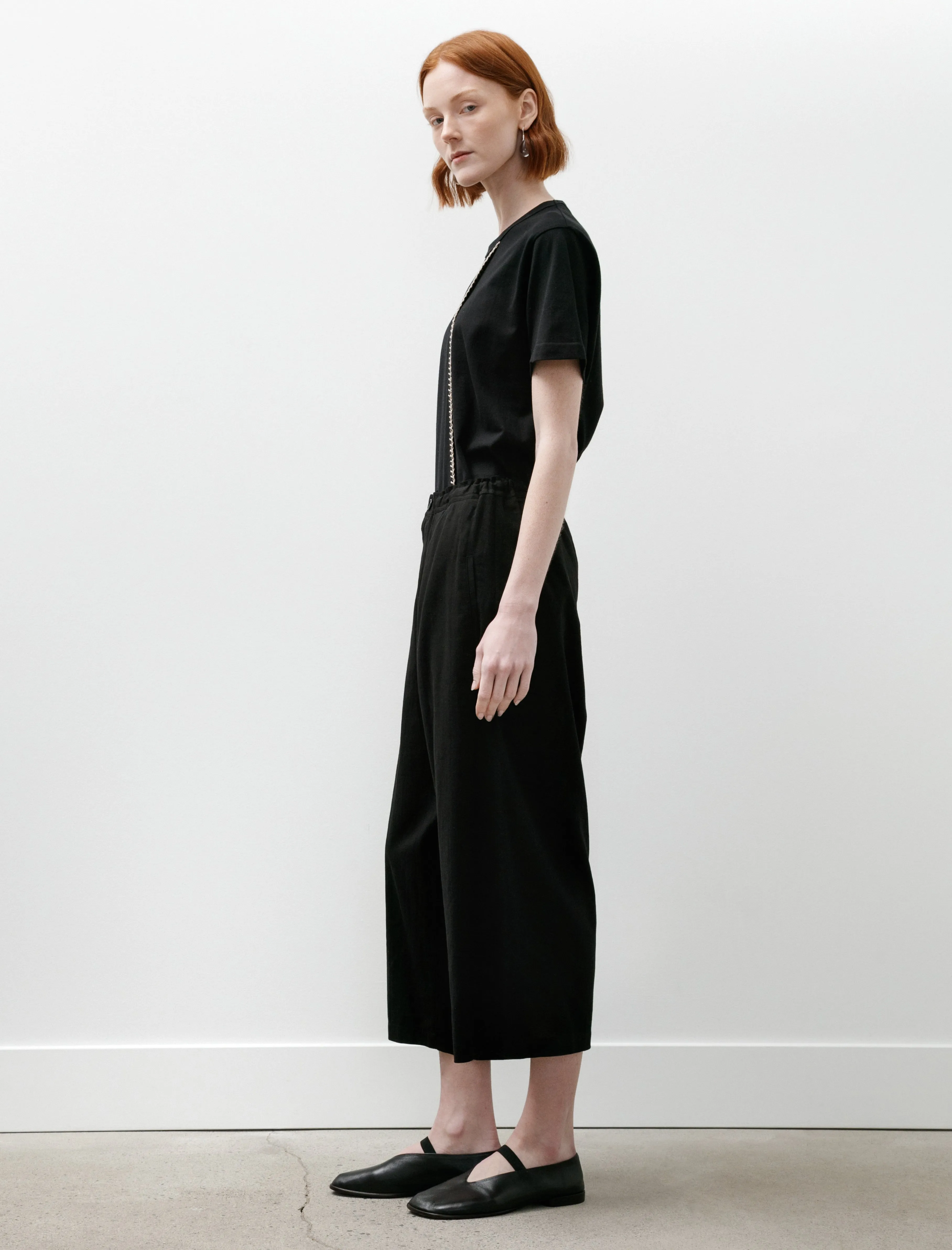 Front Tuck Wide Pants Black sold by SHOP NEIGHBOR product image thumbnail 3