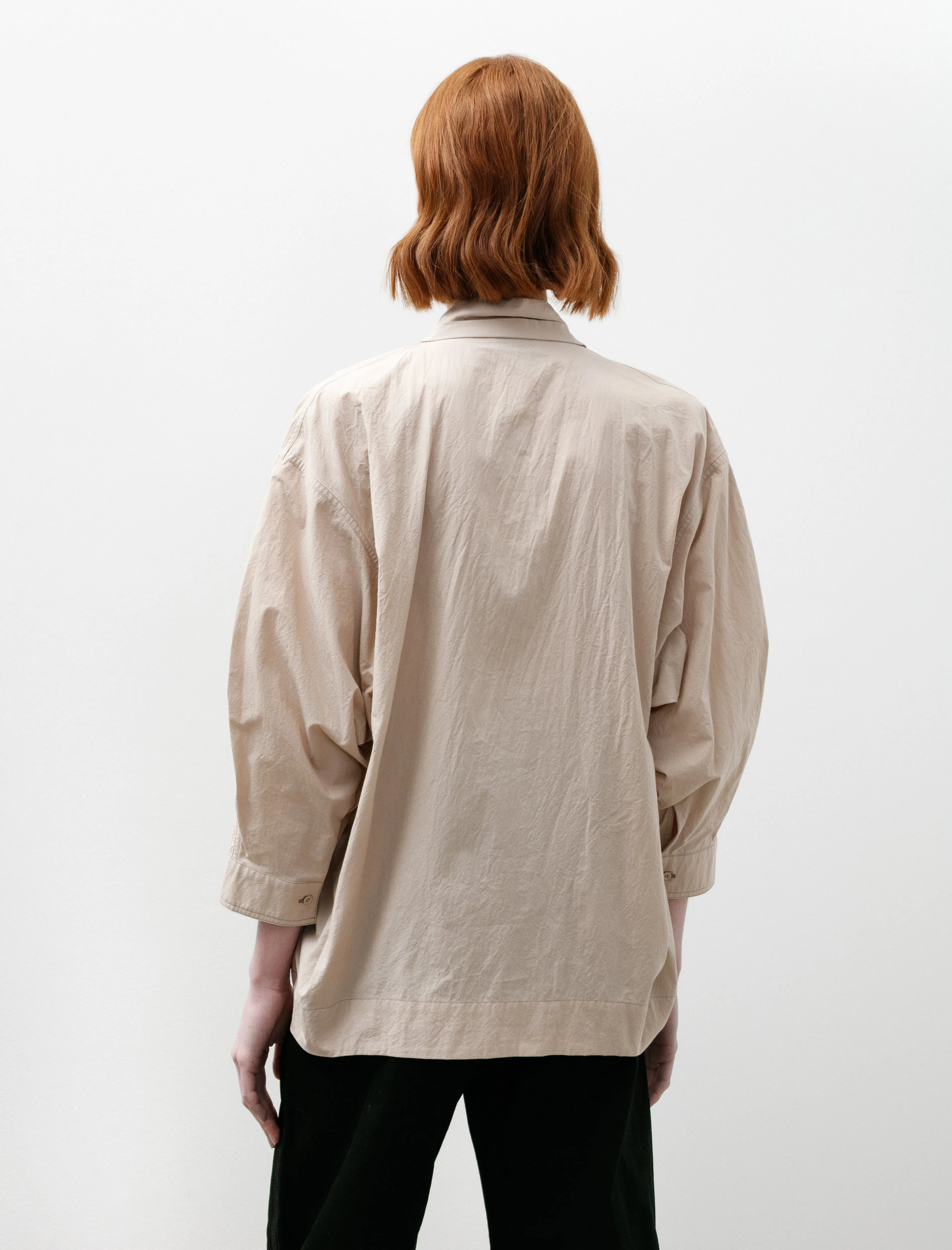 Blouse with Scarf Greige sold by SHOP NEIGHBOR product image thumbnail 5