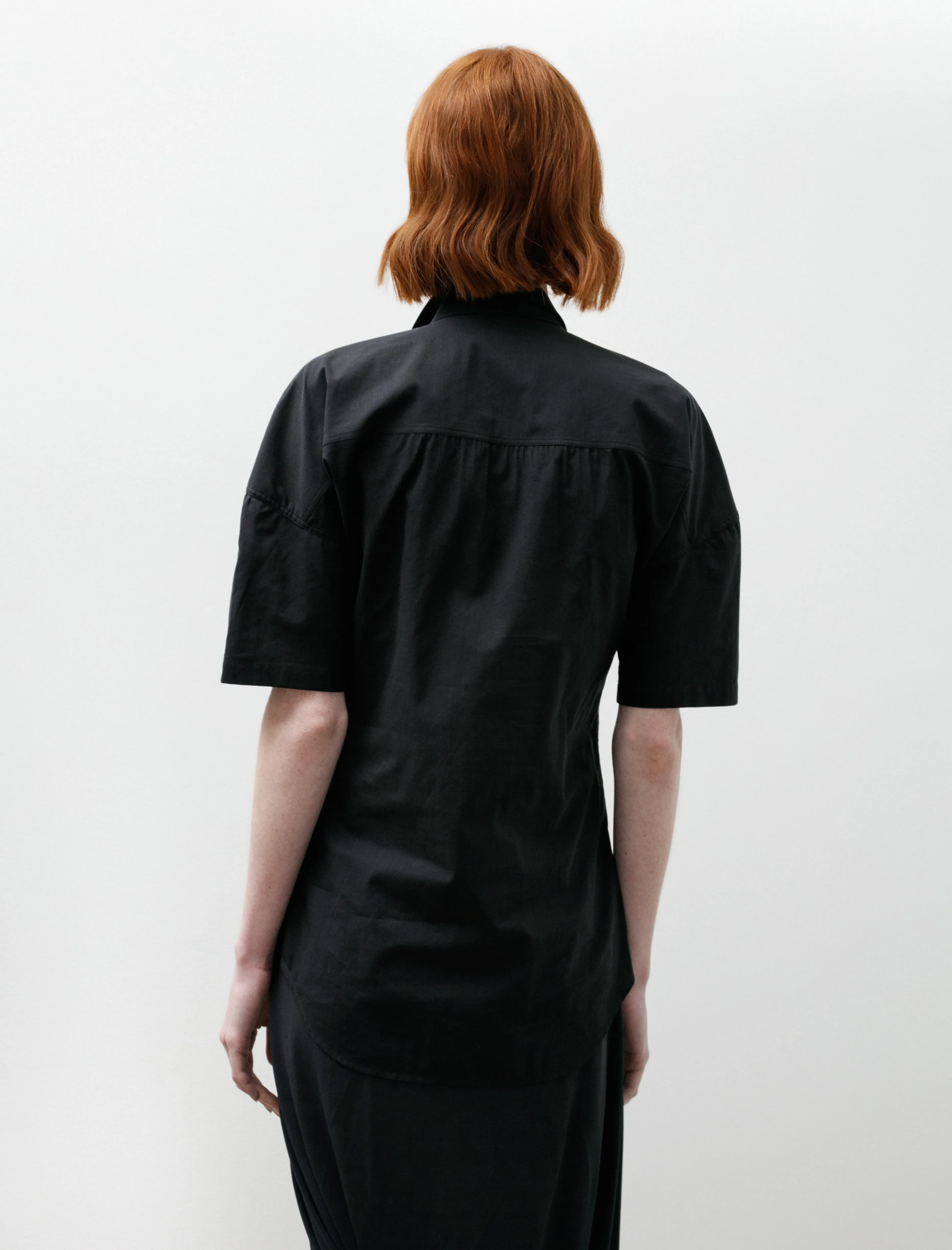 Short Sleeve Shirt with Foulard Squid Ink sold by SHOP NEIGHBOR product image thumbnail 4