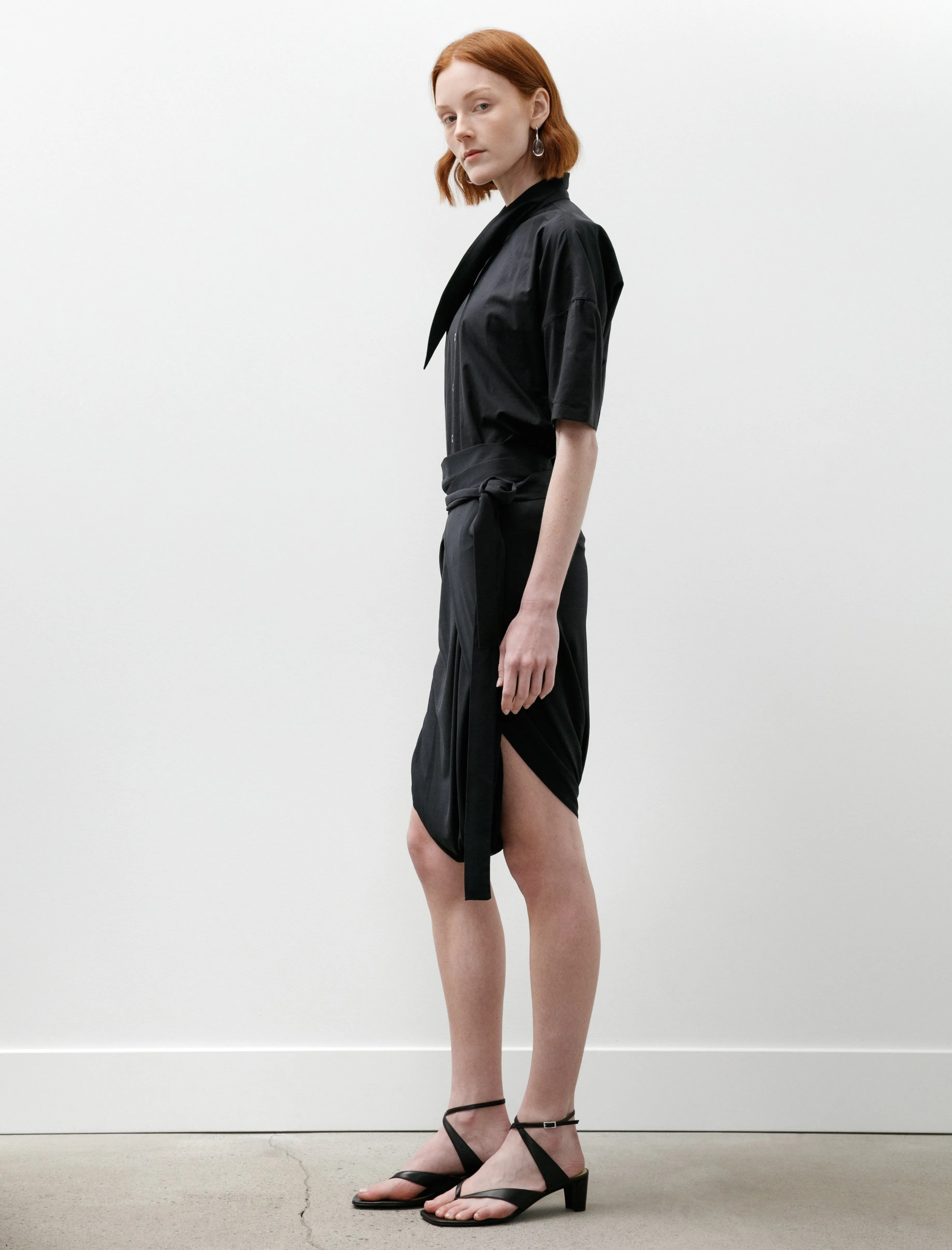Soft Wrap Skirt Charcoal sold by SHOP NEIGHBOR product image thumbnail 3