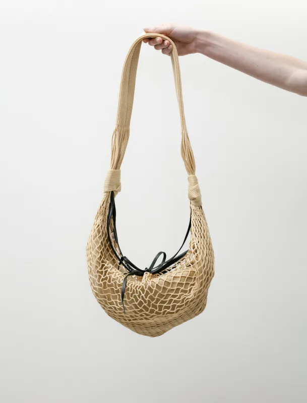 Croissant Filt Bag Light Beige made by SHOP NEIGHBOR