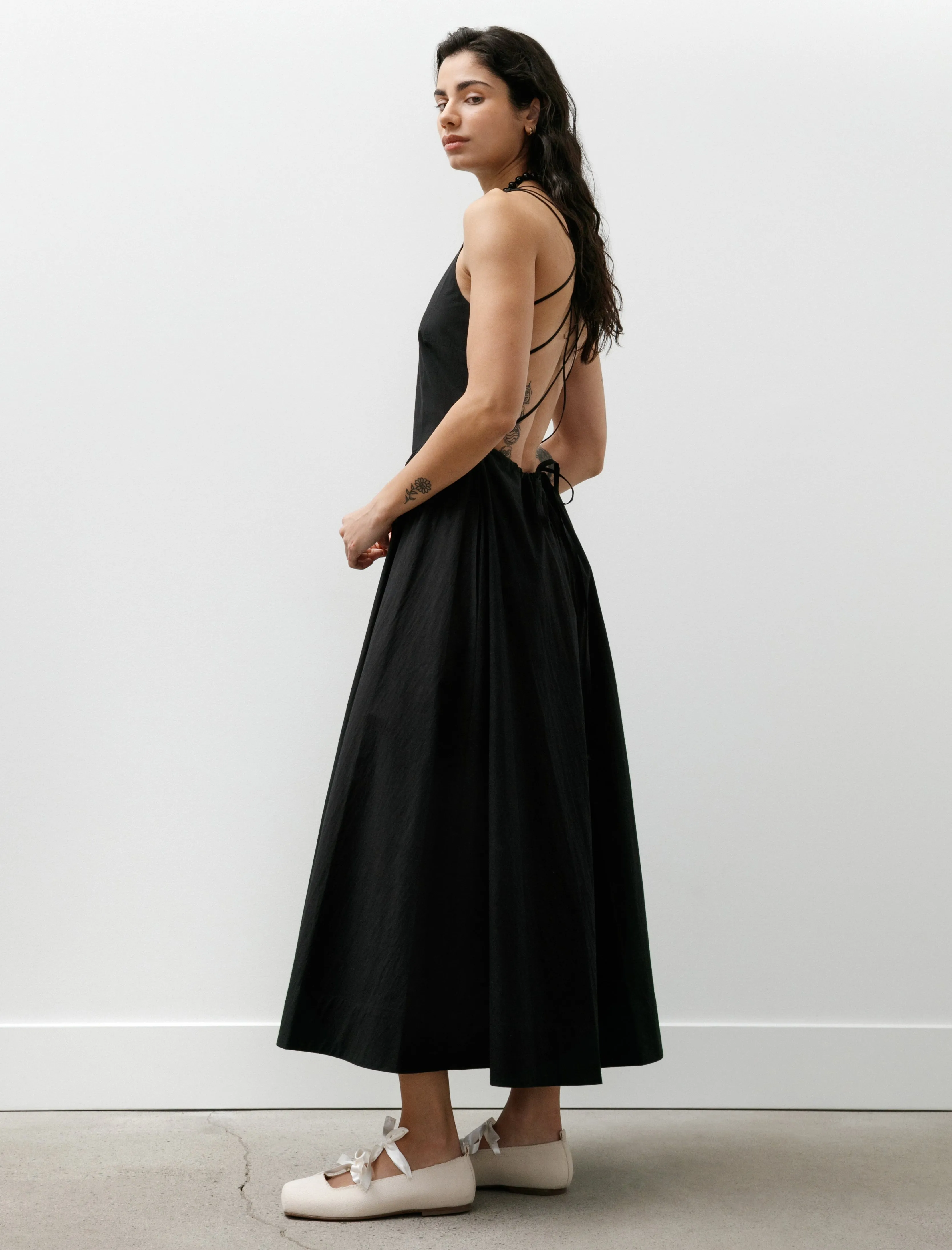 Japanese Cotton Sofia Dress Black sold by SHOP NEIGHBOR product image thumbnail 3