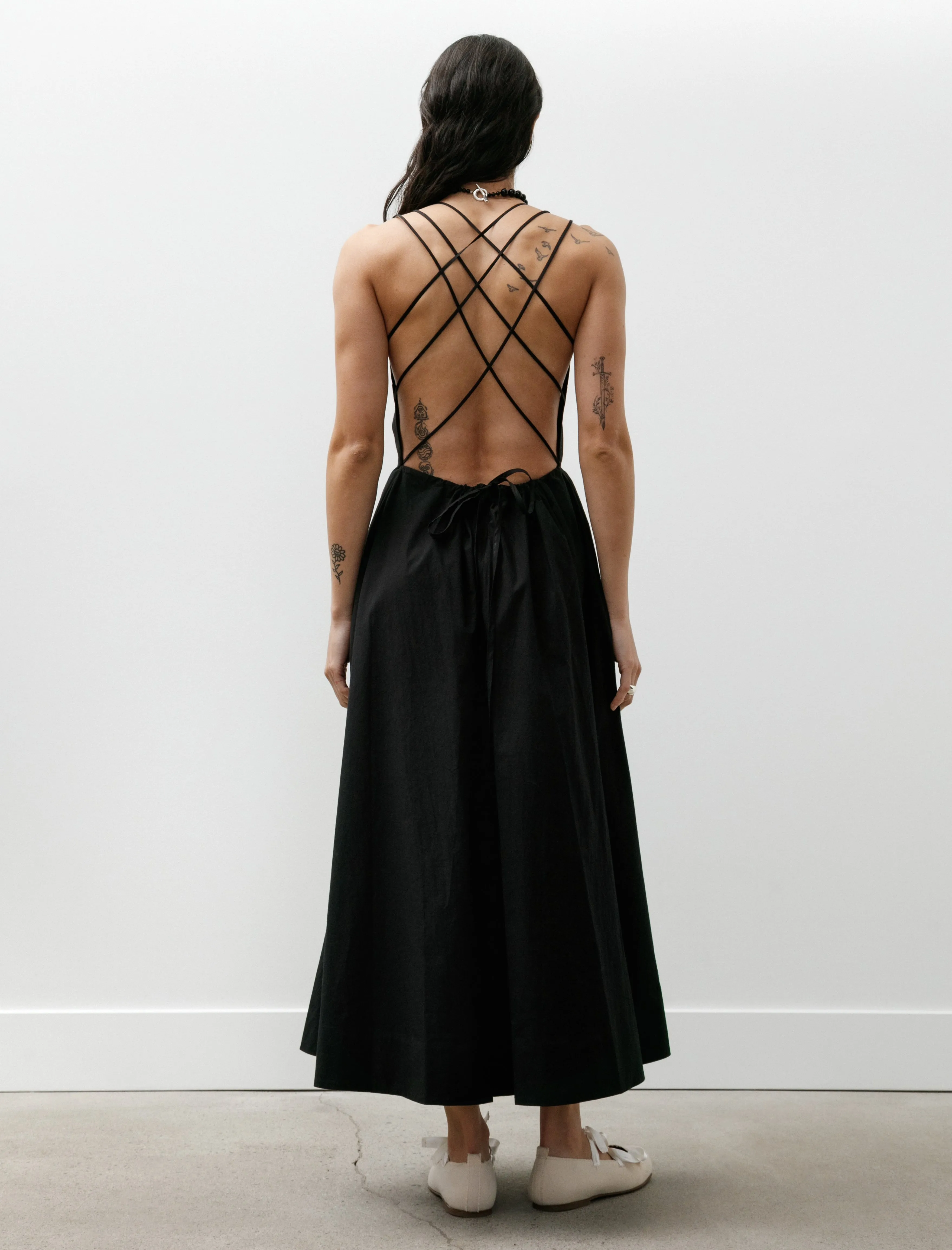 Japanese Cotton Sofia Dress Black sold by SHOP NEIGHBOR product image thumbnail 2