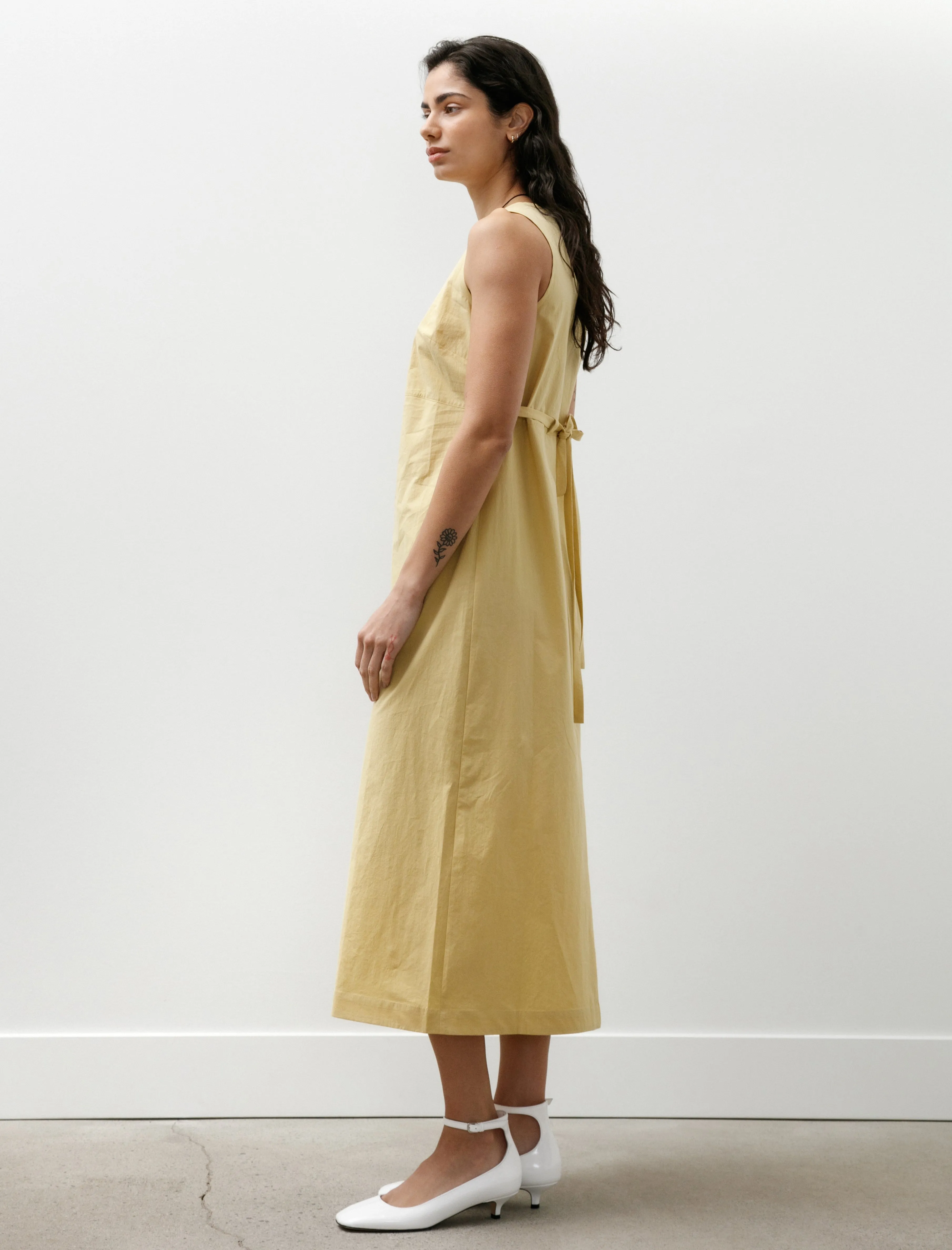 Typewriter Cotton Erika Dress Butter sold by SHOP NEIGHBOR product image thumbnail 2