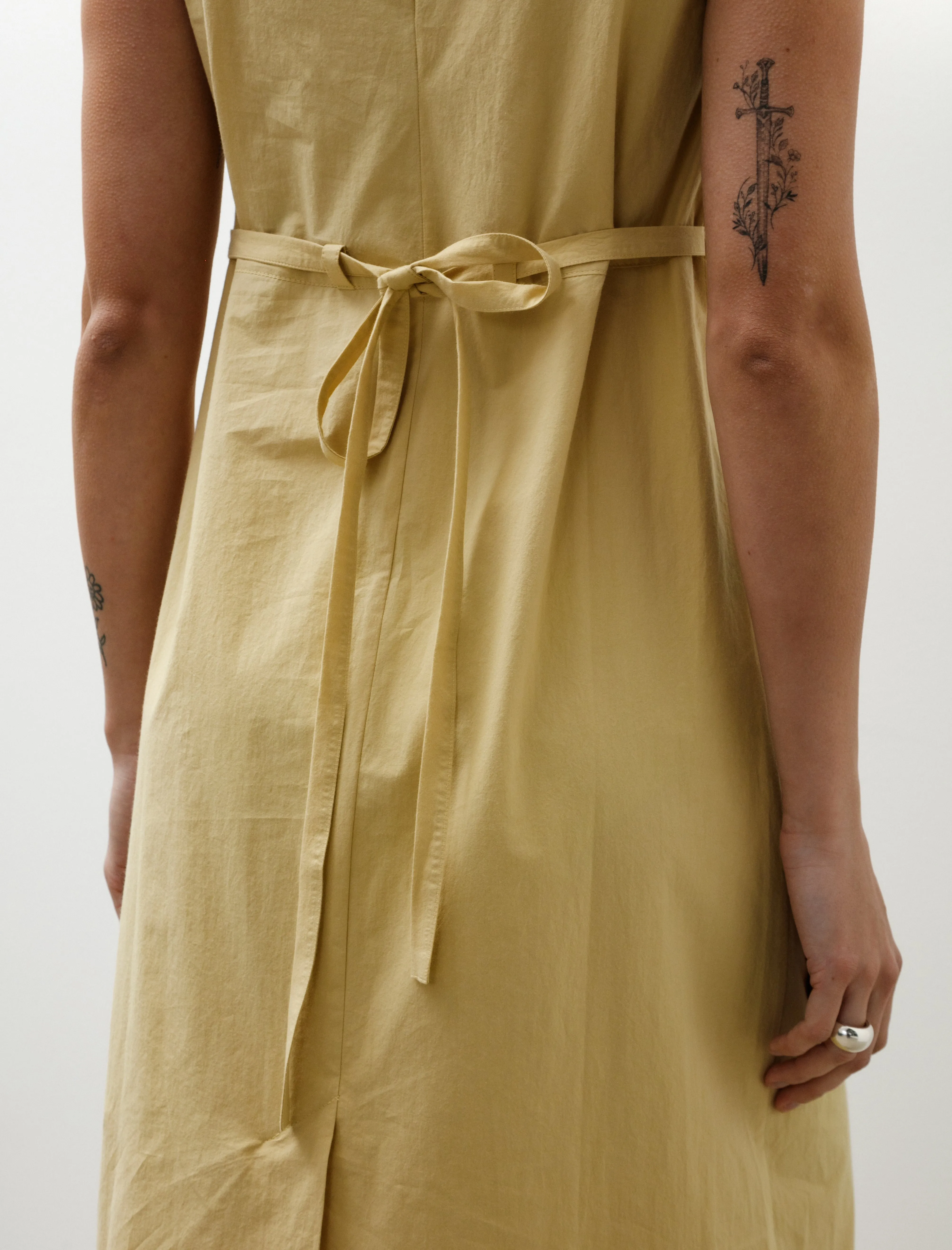 Typewriter Cotton Erika Dress Butter sold by SHOP NEIGHBOR product image thumbnail 4