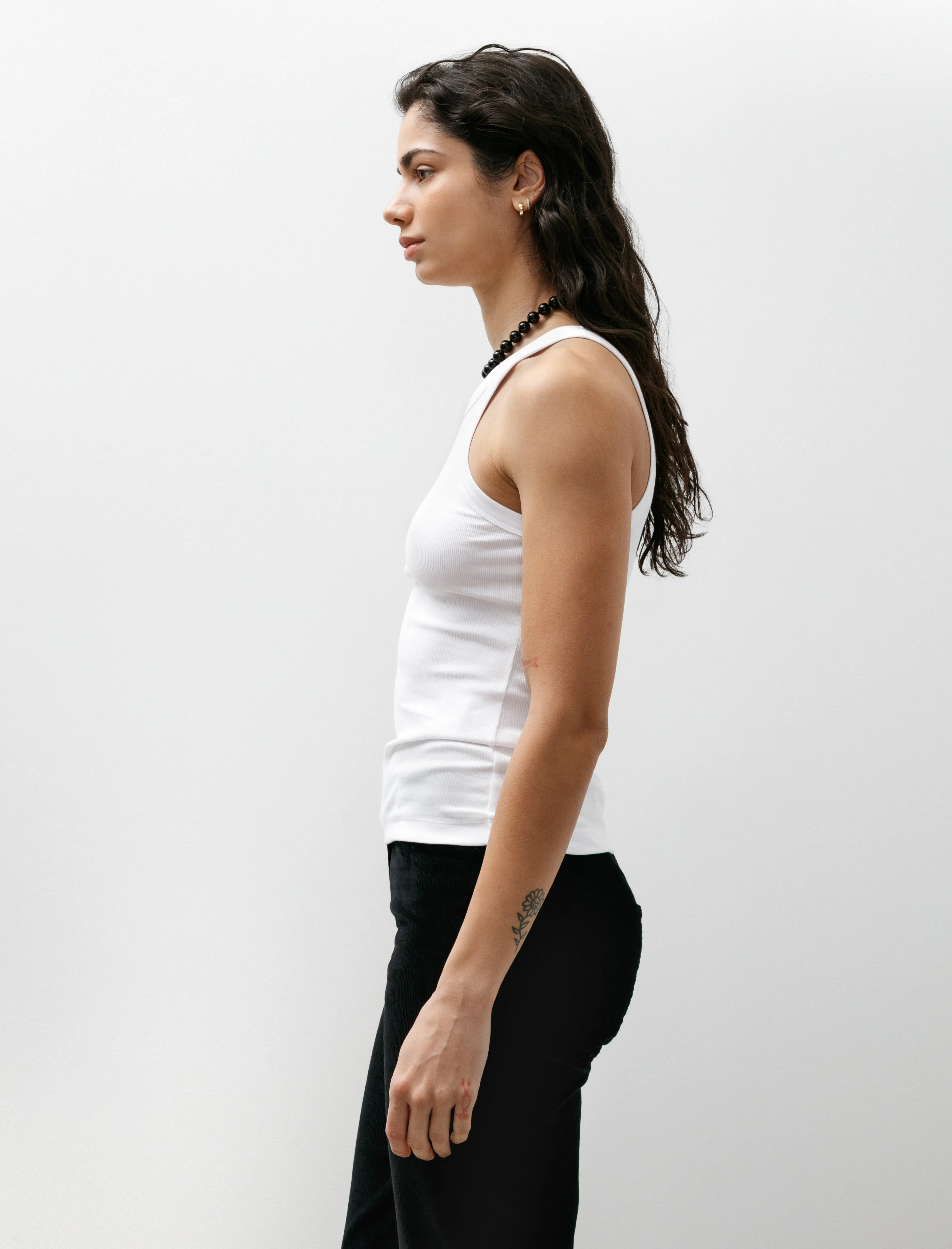 Curved Rib Tank White sold by SHOP NEIGHBOR product image thumbnail 3