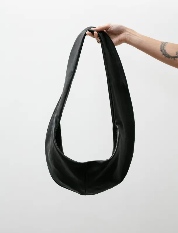 No.297 Leather Small Crossed Bag Black made by SHOP NEIGHBOR