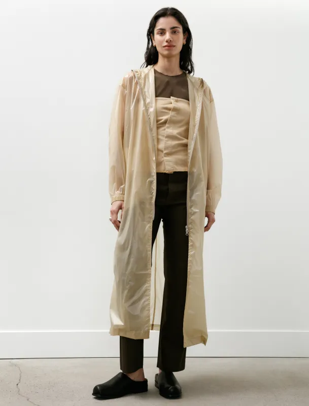 No.275 Ripstop Hooded Zipper Coat Stone made by SHOP NEIGHBOR