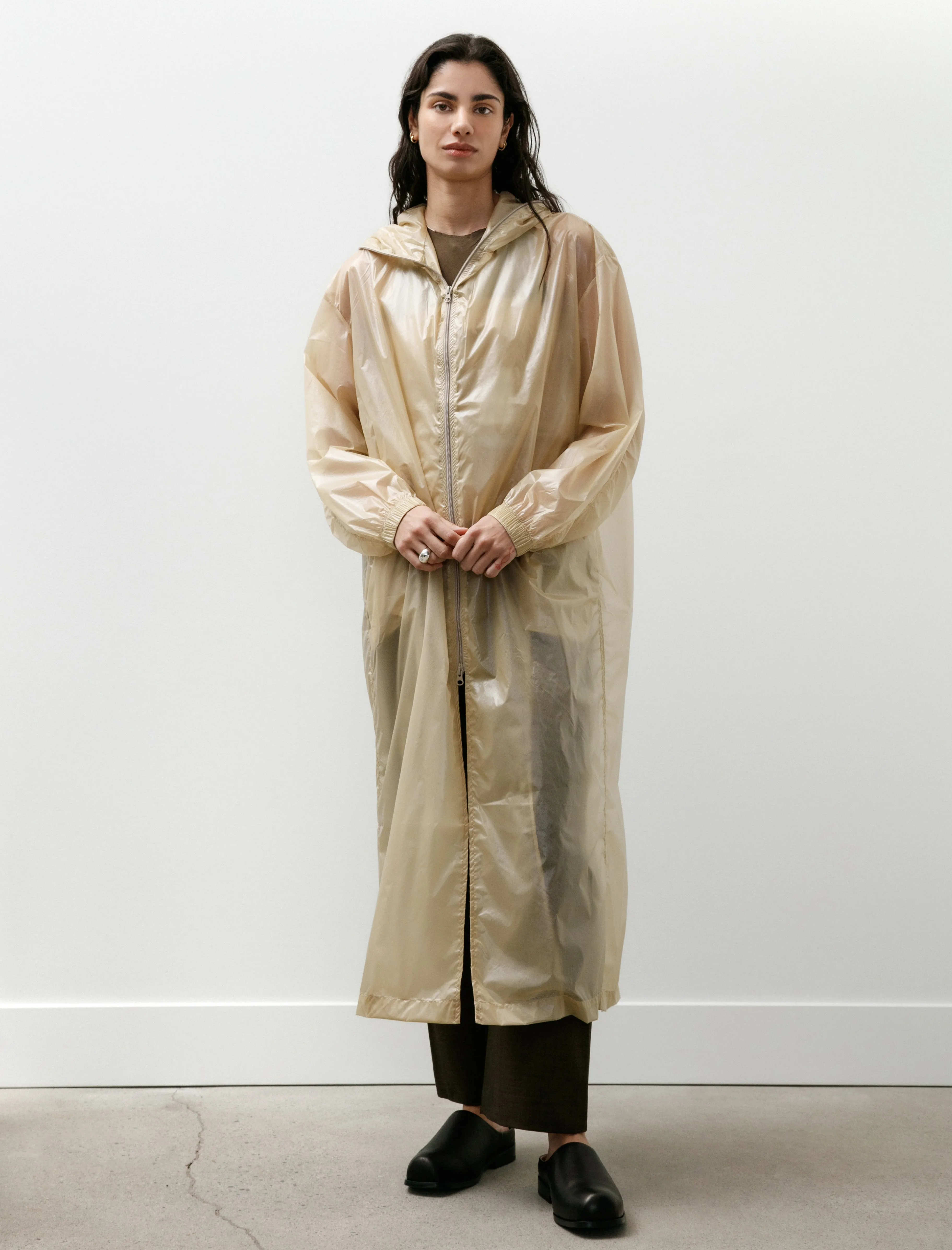 No.275 Ripstop Hooded Zipper Coat Stone sold by SHOP NEIGHBOR product image thumbnail 2