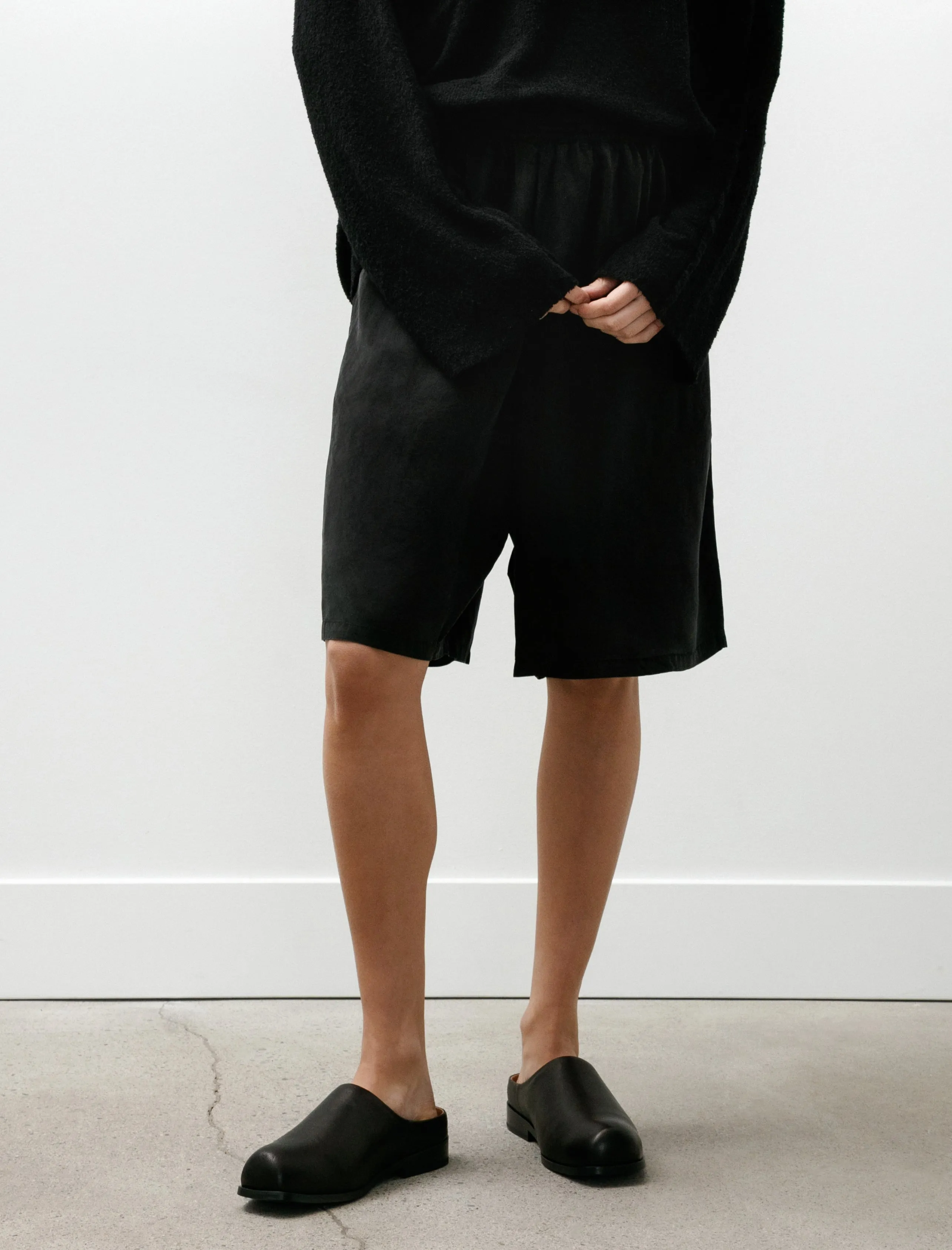 No.259 Cupro Short Trousers Black sold by SHOP NEIGHBOR product image thumbnail 2