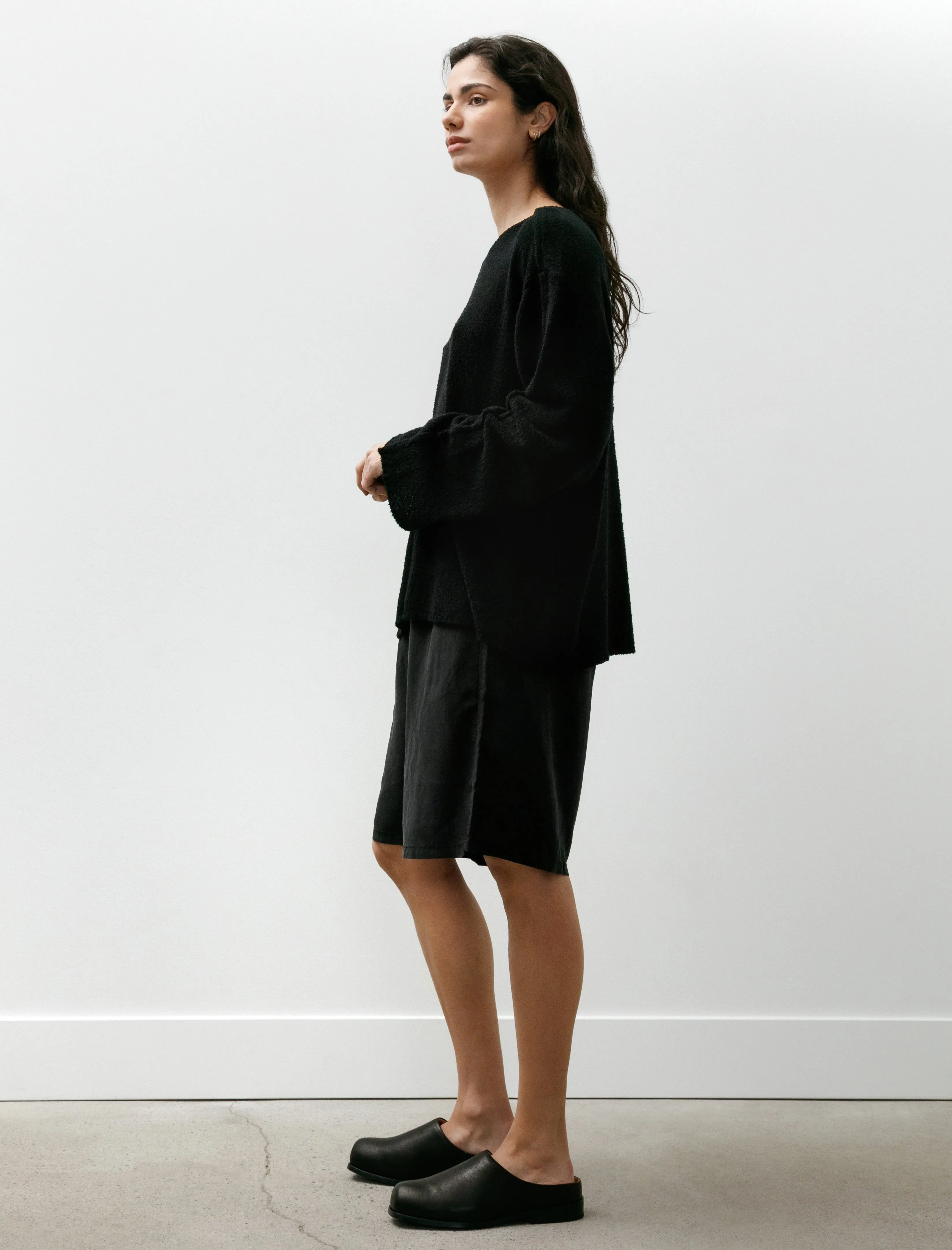 No.259 Cupro Short Trousers Black sold by SHOP NEIGHBOR product image thumbnail 3