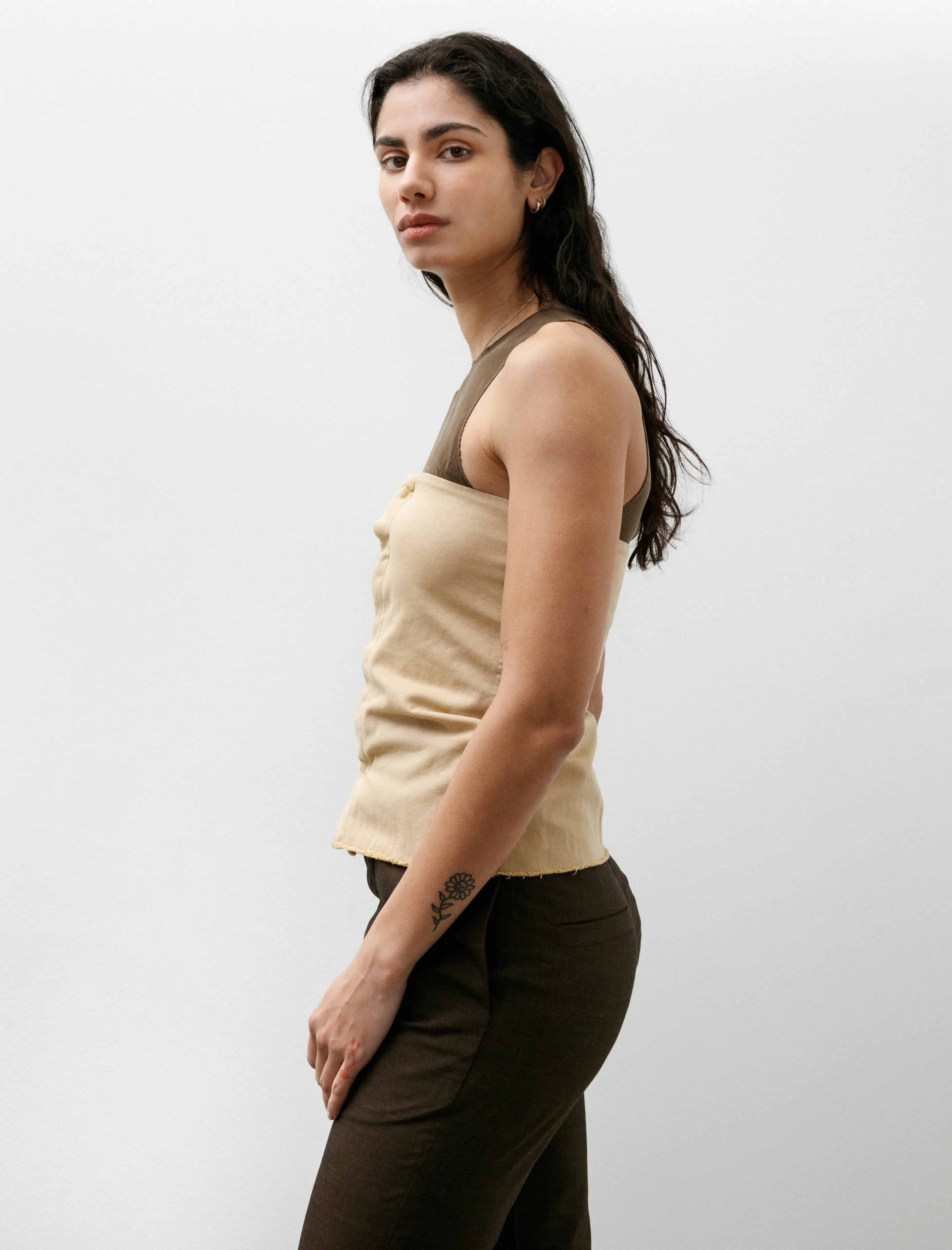 No.225 Thin Canvas Snap Top Sand sold by SHOP NEIGHBOR product image thumbnail 3