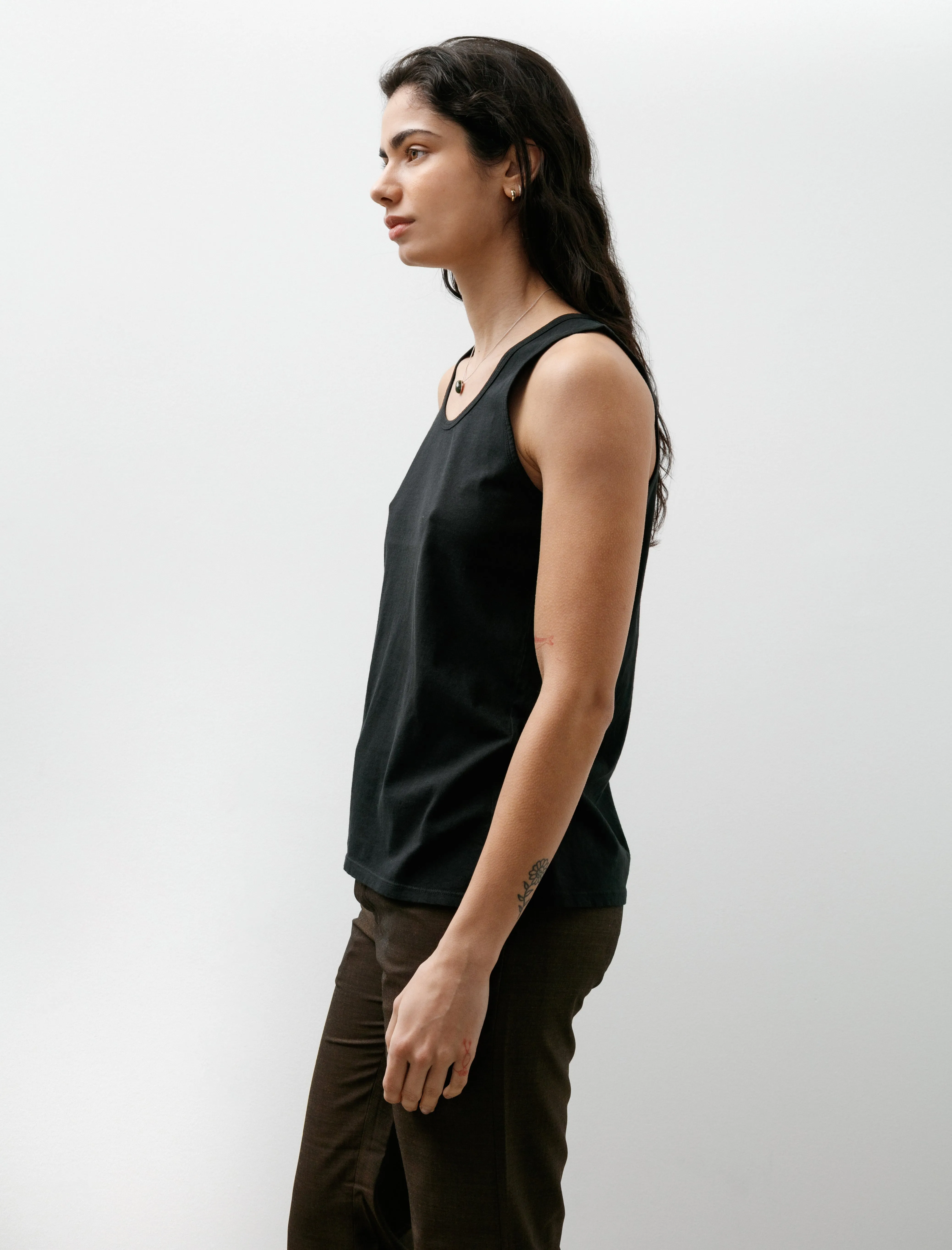 No.326 Organic Cotton Tank Top Black sold by SHOP NEIGHBOR product image thumbnail 3