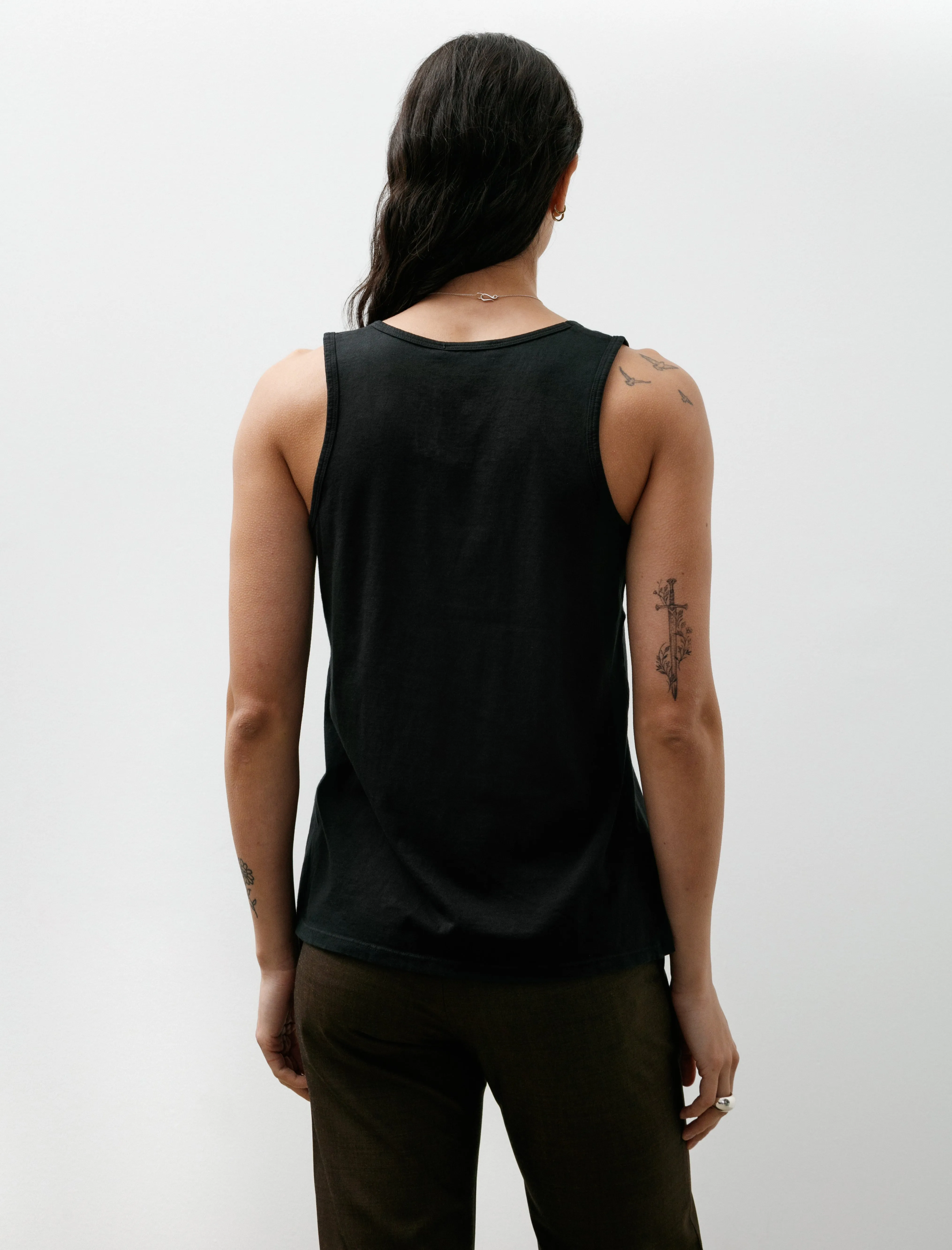 No.326 Organic Cotton Tank Top Black sold by SHOP NEIGHBOR product image thumbnail 4