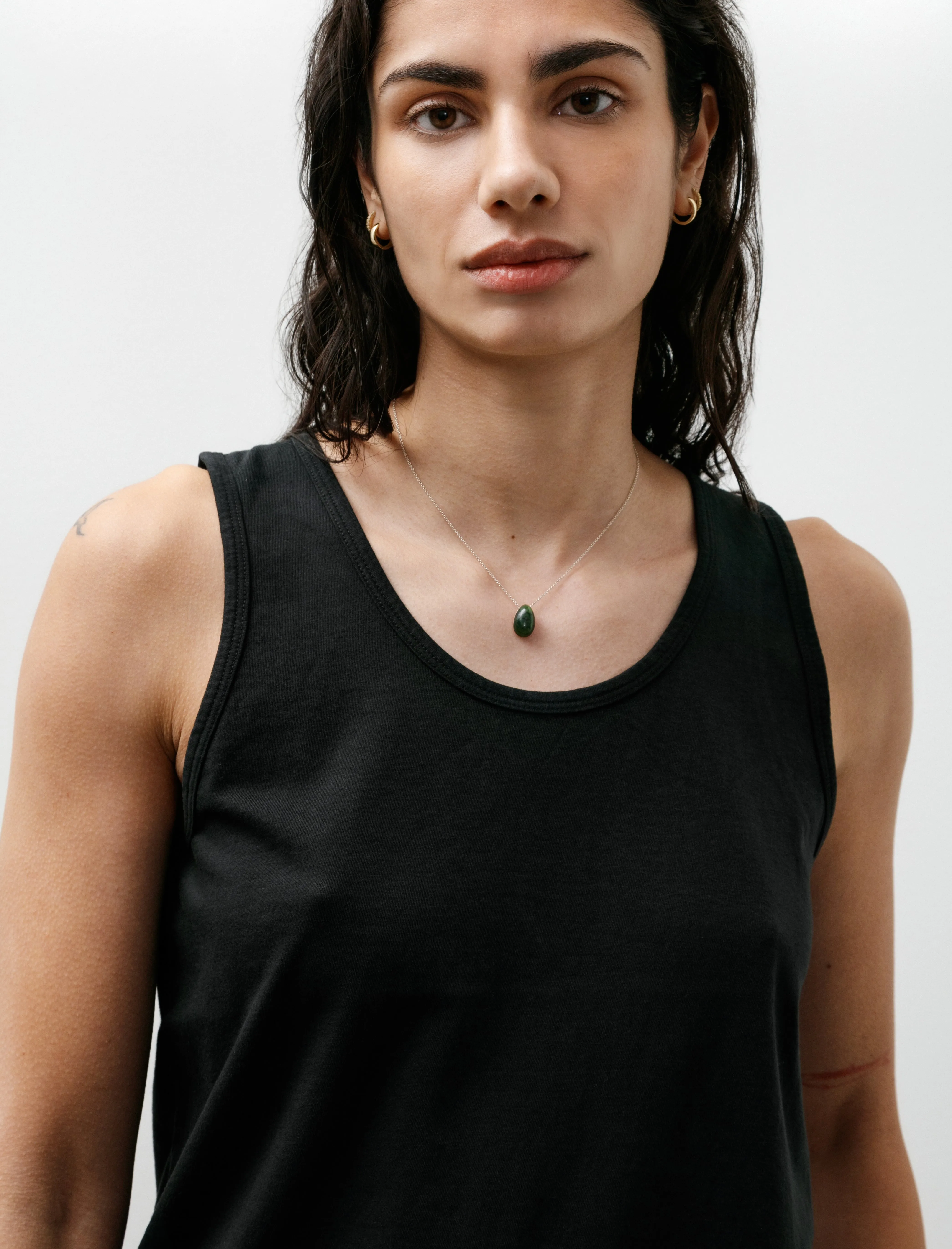 No.326 Organic Cotton Tank Top Black sold by SHOP NEIGHBOR product image thumbnail 2