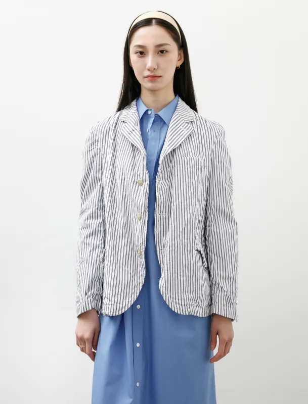 Crumpled Ticking Stripe Blazer made by SHOP NEIGHBOR