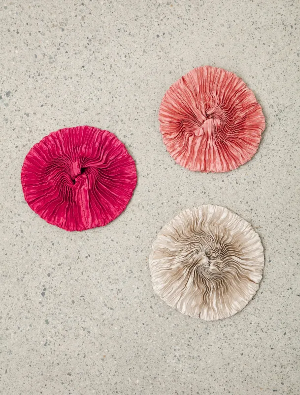 Plissé Silk Scrunchie made by SHOP NEIGHBOR