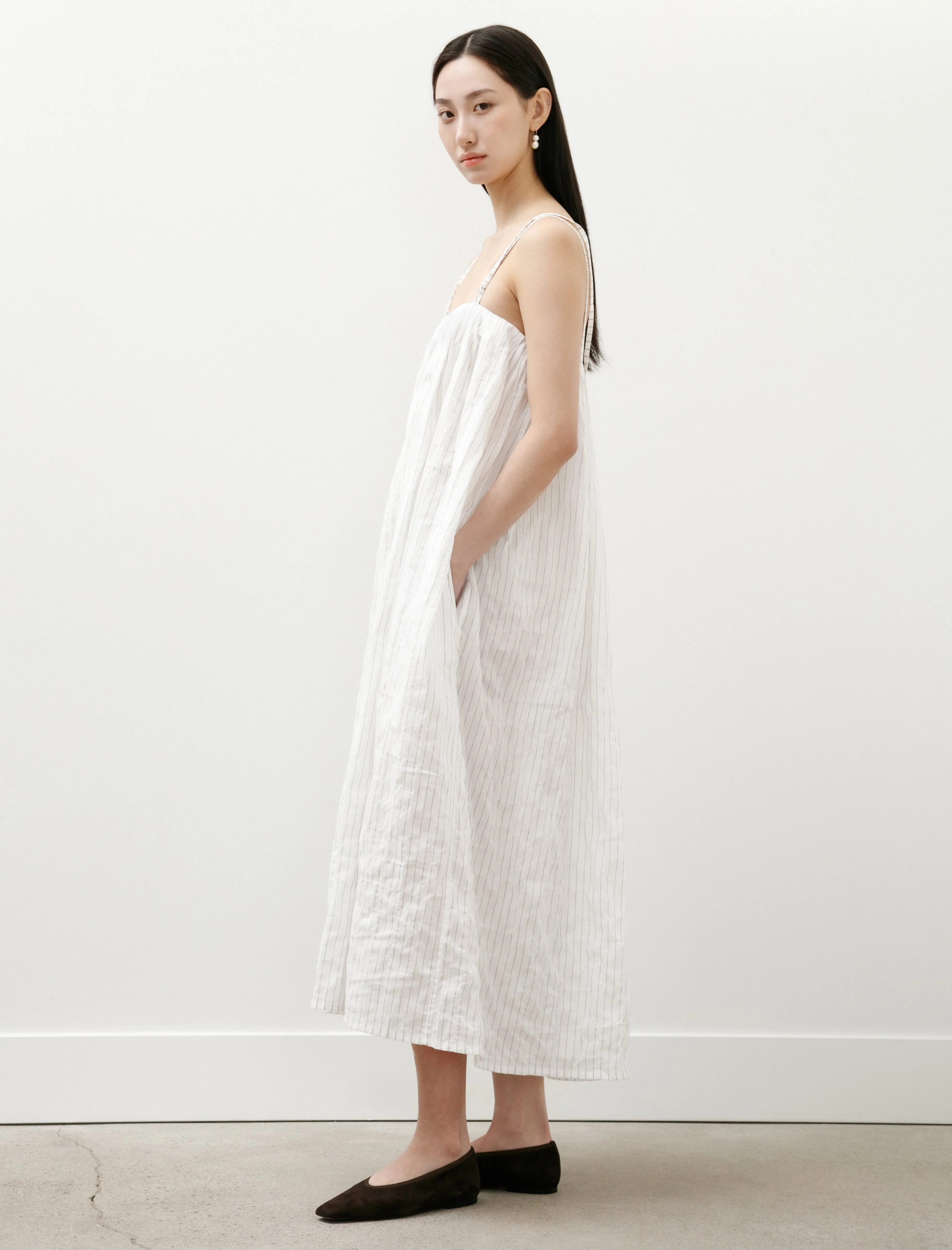 Ito Dress Crinkle Stripe Black and White sold by SHOP NEIGHBOR product image thumbnail 2