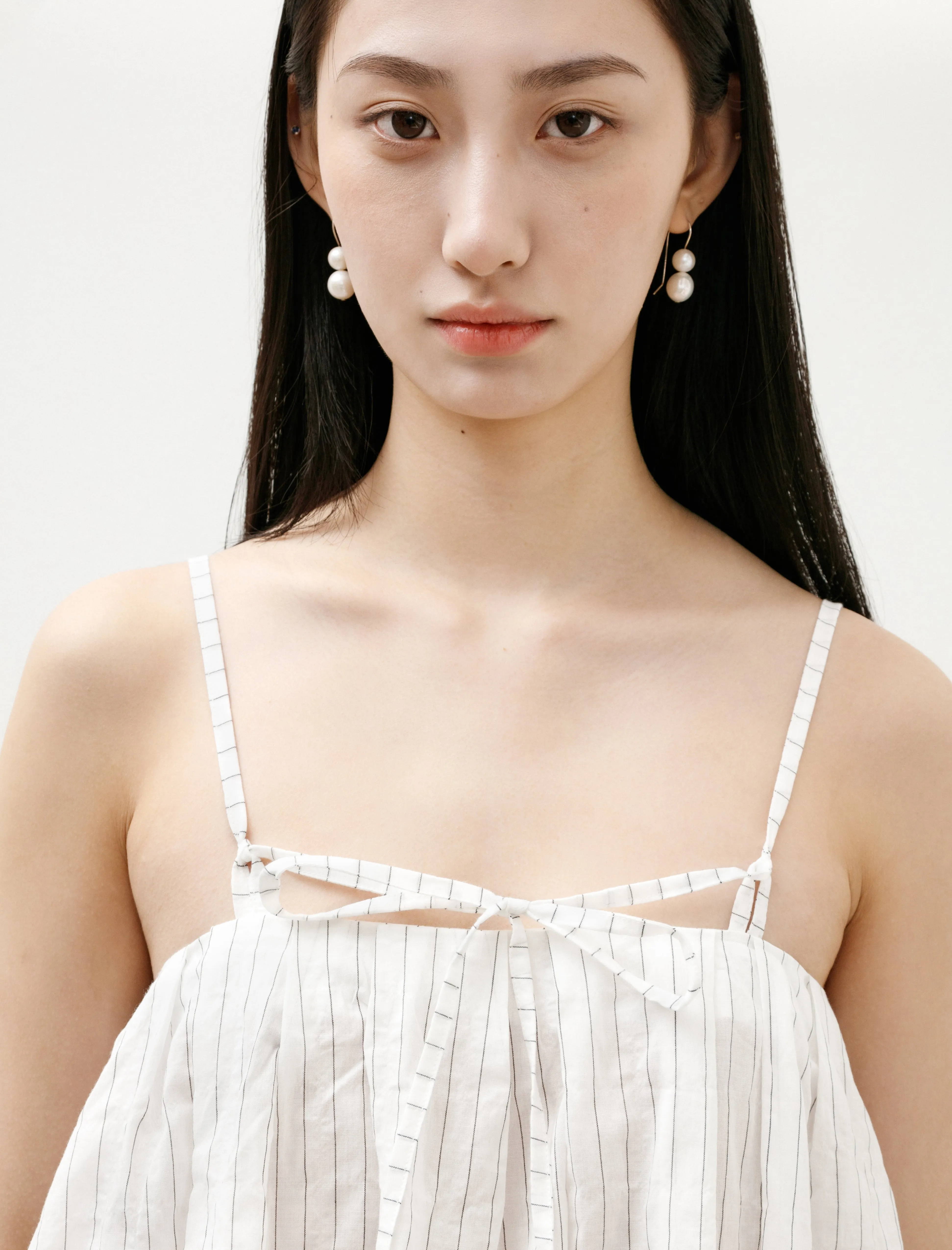 Ito Dress Crinkle Stripe Black and White sold by SHOP NEIGHBOR product image thumbnail 4