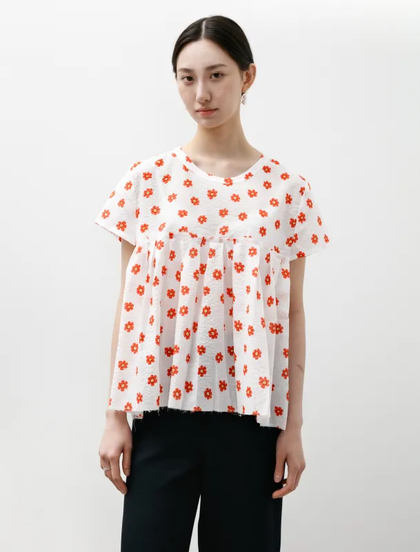 Mimi Top Red Flower made by Eleph Womens