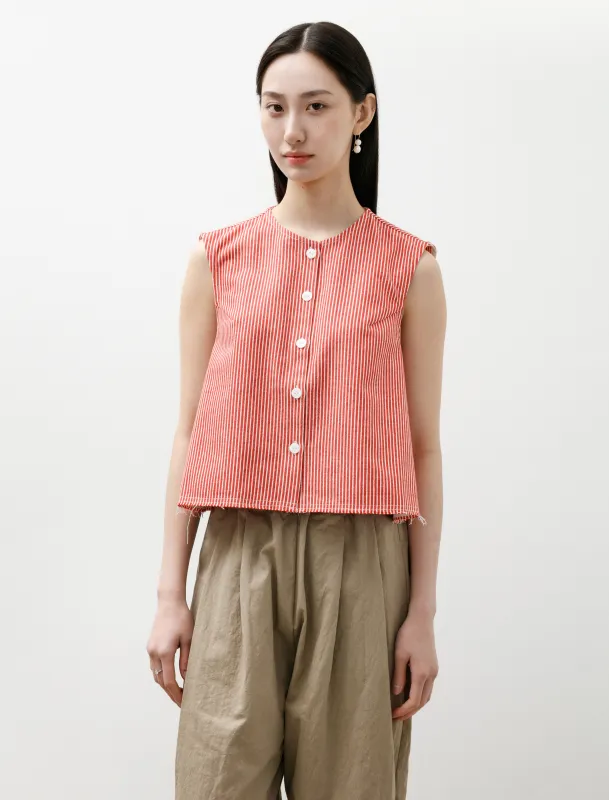 A Cropped Top Red made by Eleph Womens