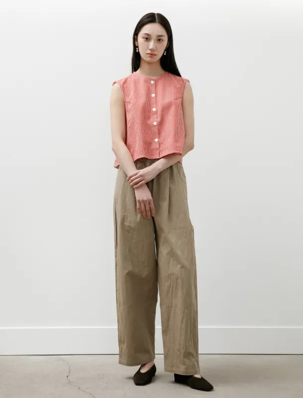 Luce Easy Trouser Khaki made by Eleph Womens