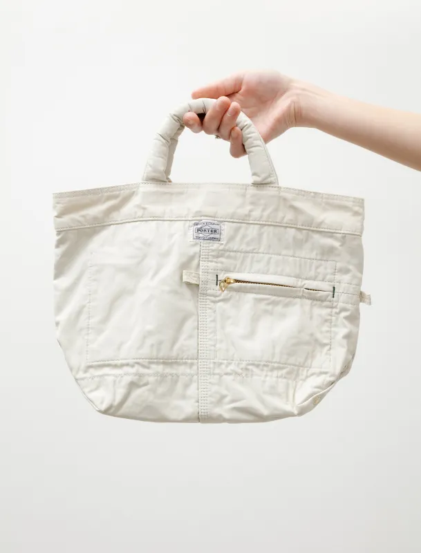 Mile Mini Tote Bag Off White made by SHOP NEIGHBOR