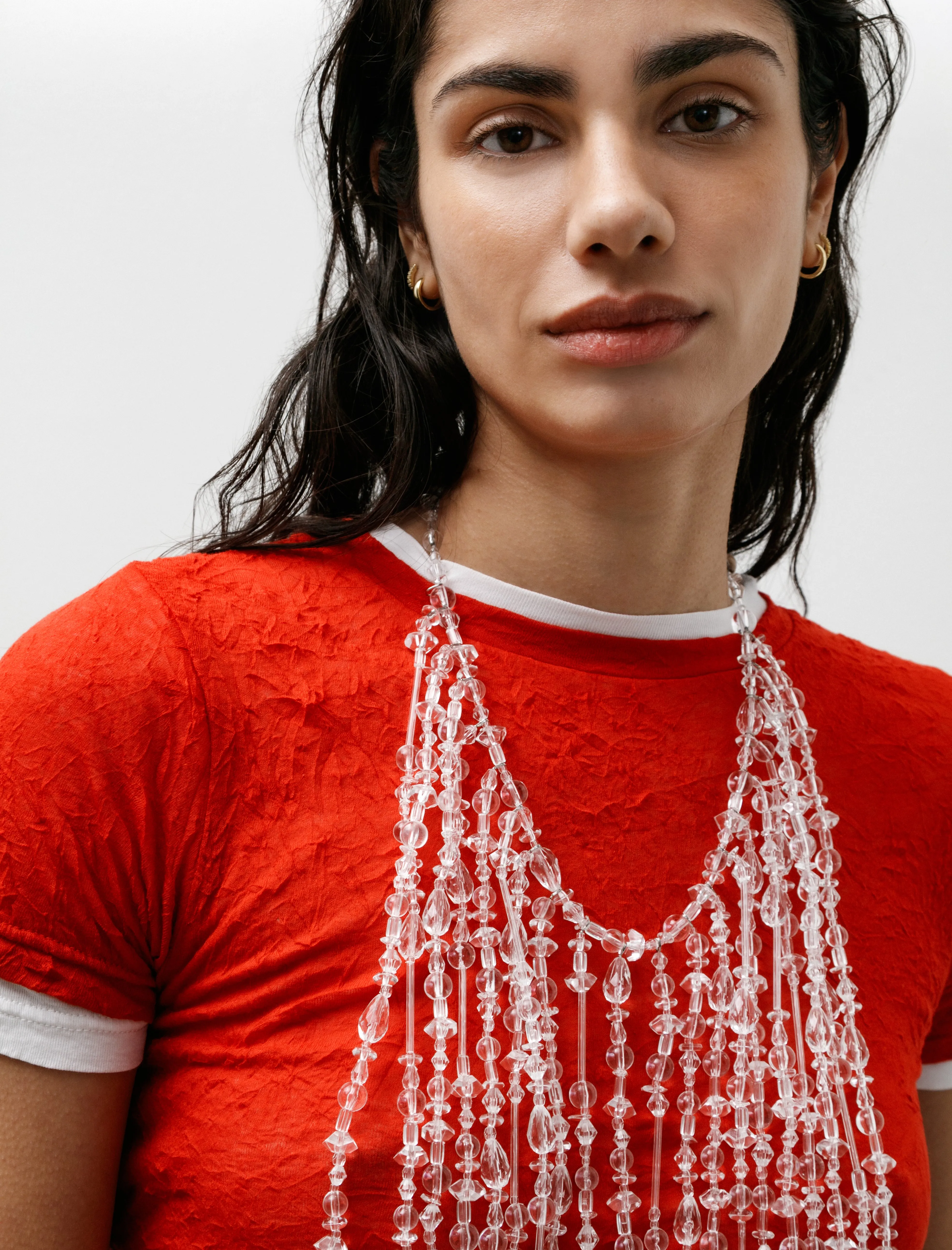 Acrylic Bead Cascade Necklace sold by SHOP NEIGHBOR product image thumbnail 3