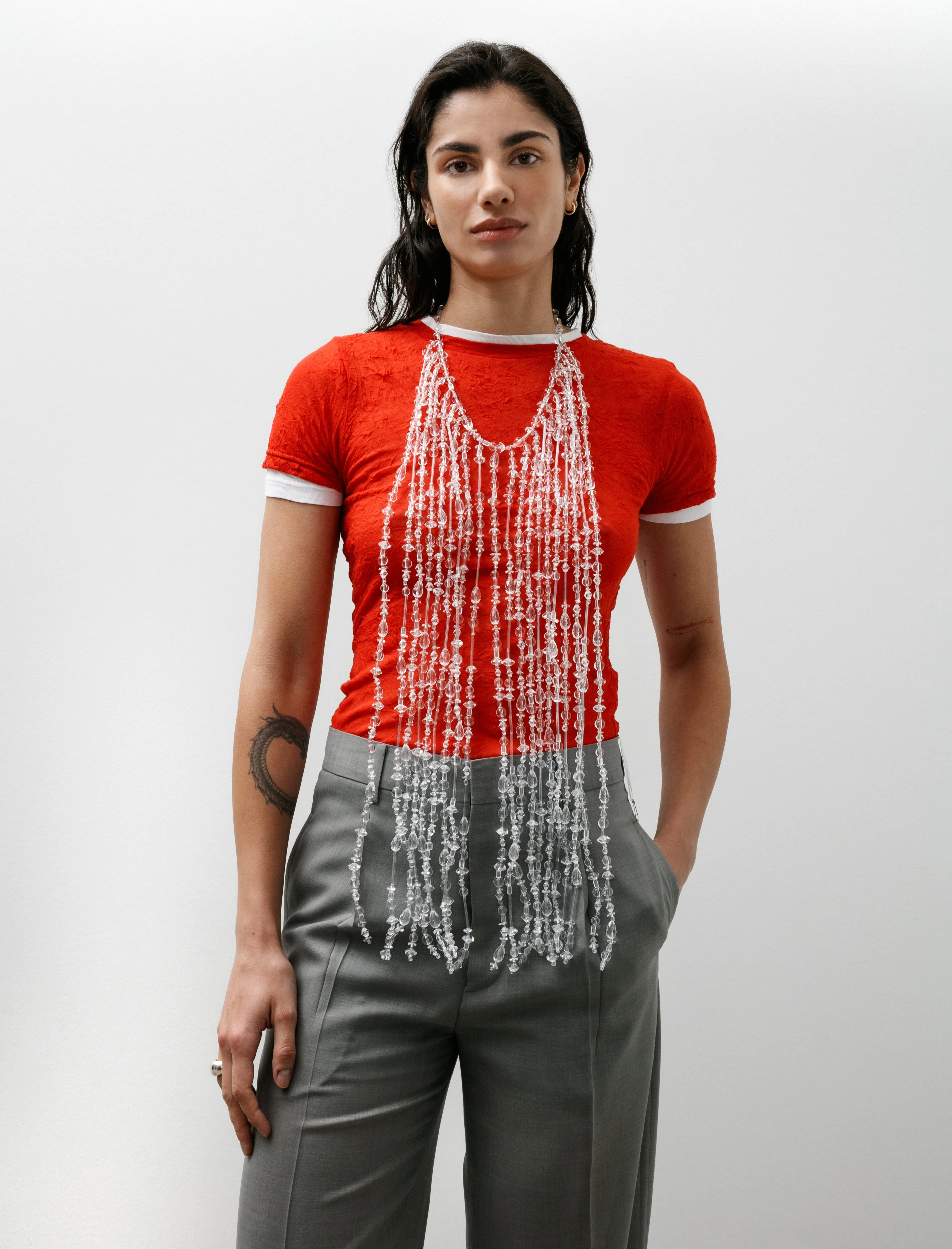 Acrylic Bead Cascade Necklace sold by SHOP NEIGHBOR product image thumbnail 2
