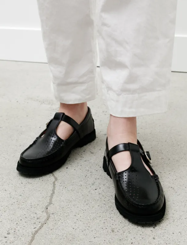 Babord T-Strap Loafer Black made by SHOP NEIGHBOR