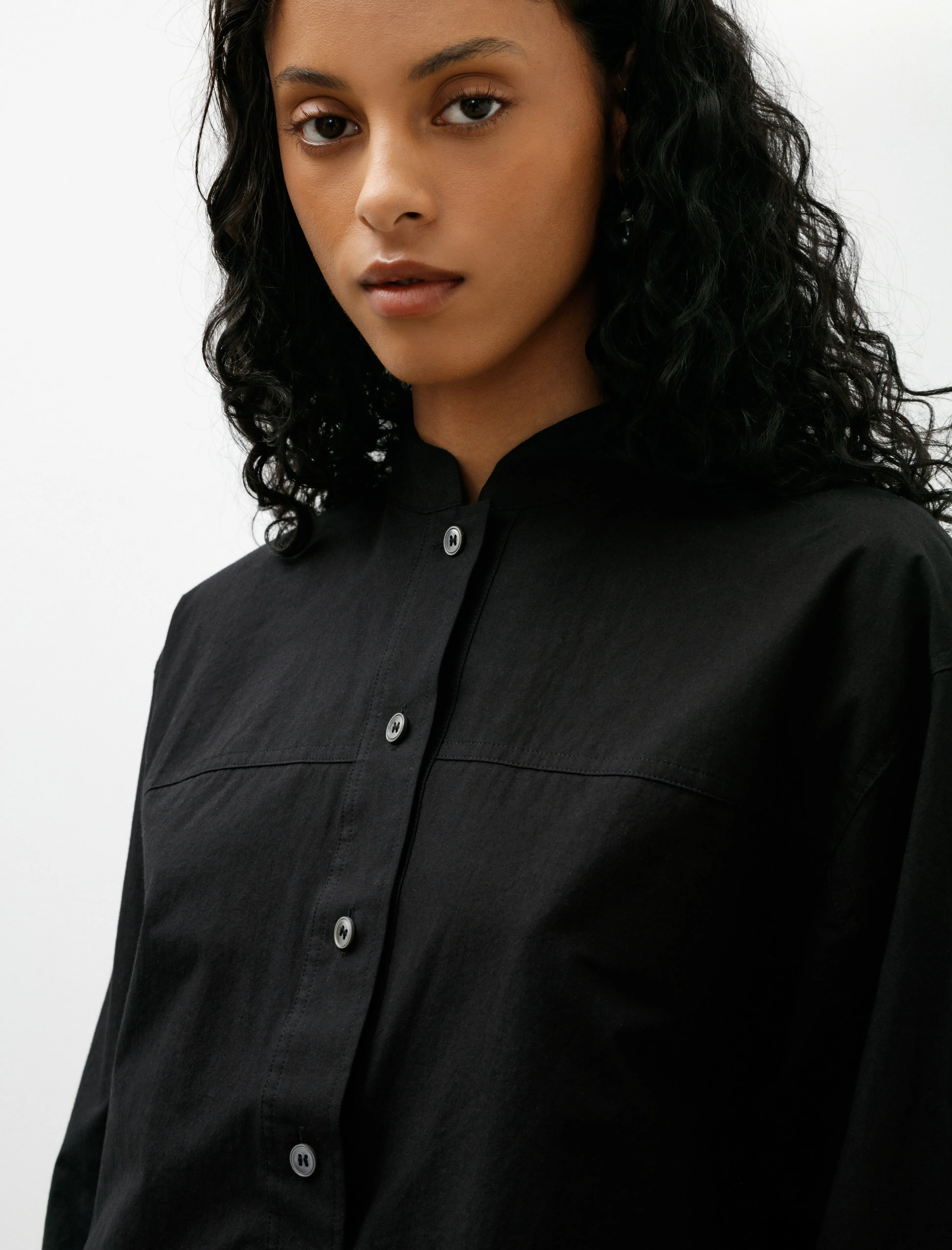 Vega Shirt Typewriter Cotton Black sold by SHOP NEIGHBOR product image thumbnail 4